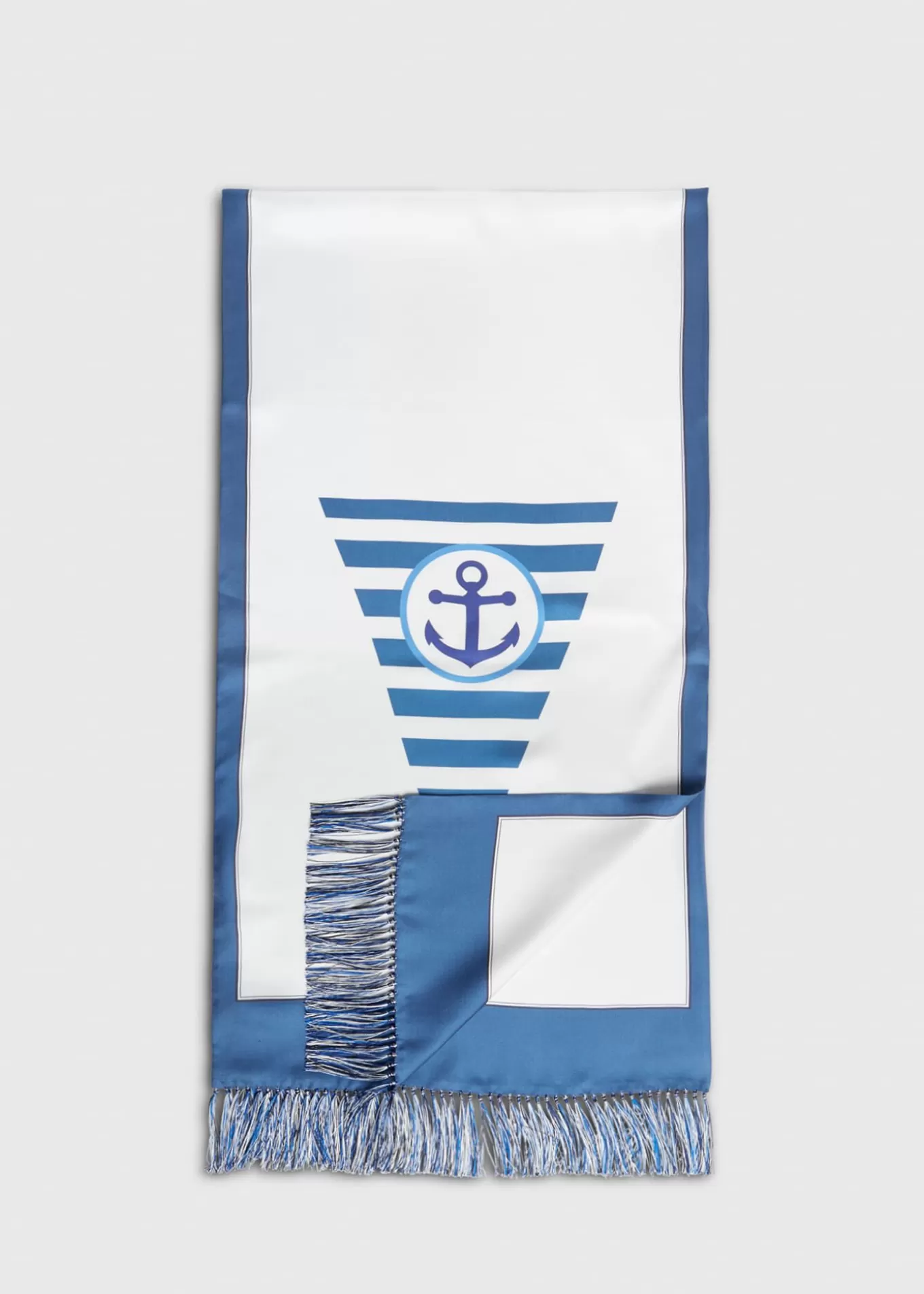 Discount Anchor Printed Silk Scarf Scarves, Hats, Gloves