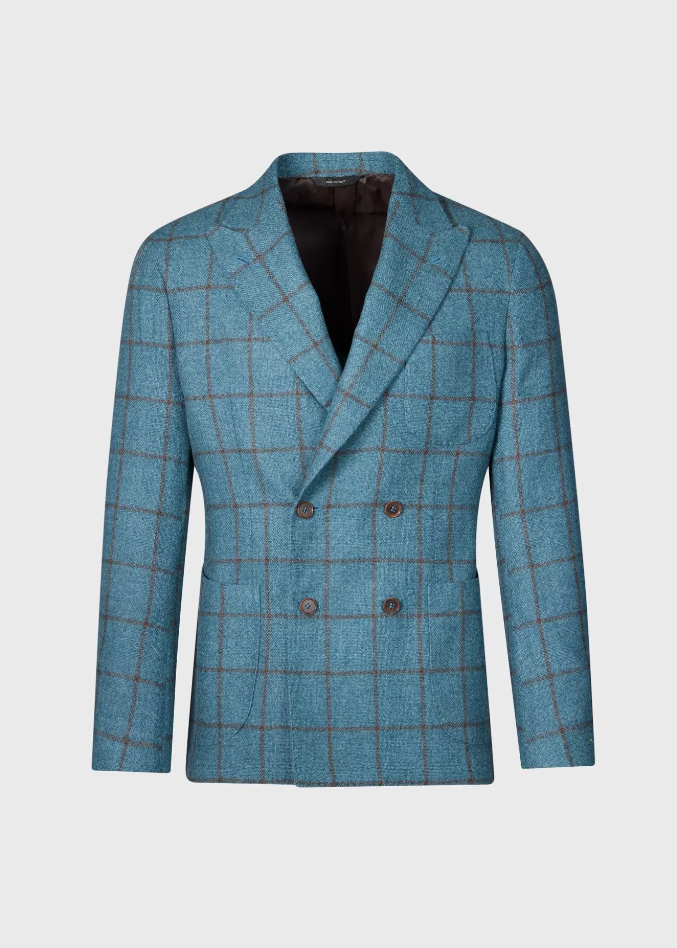 New Basketweave Windowpane Jacket The Cashmere Shop