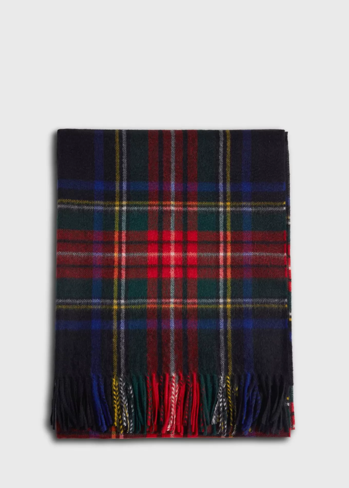 Shop Black Tartan Plaid Cashmere Scarf Scarves, Hats, Gloves