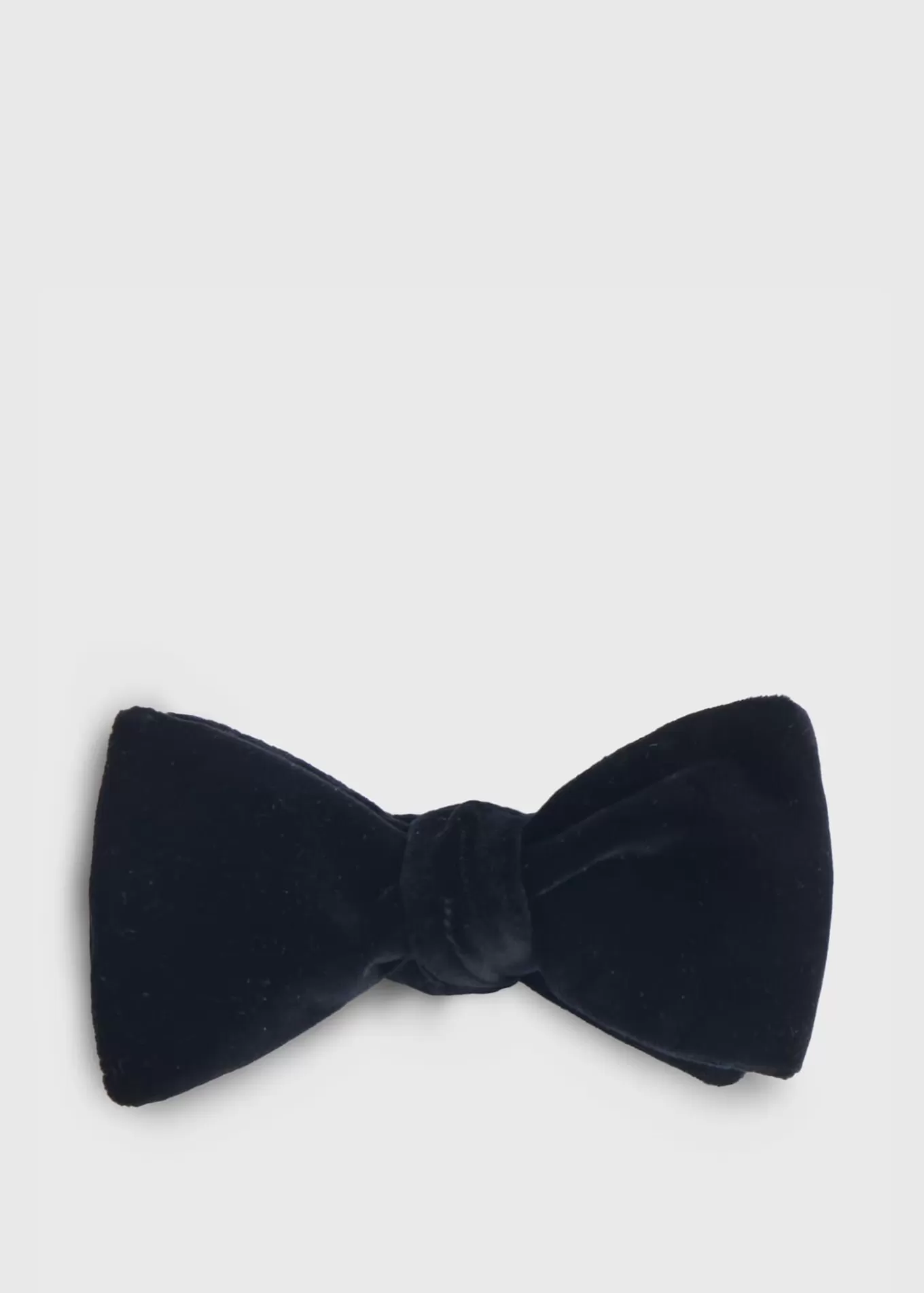 Shop Blunt Edge Cotton Velvet Bow Formal Shop