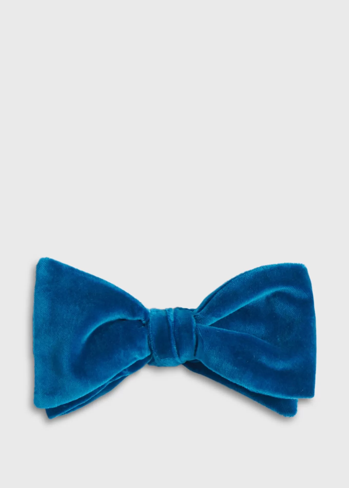 Outlet Blunt Edge Cotton Velvet Bow Formal Shop