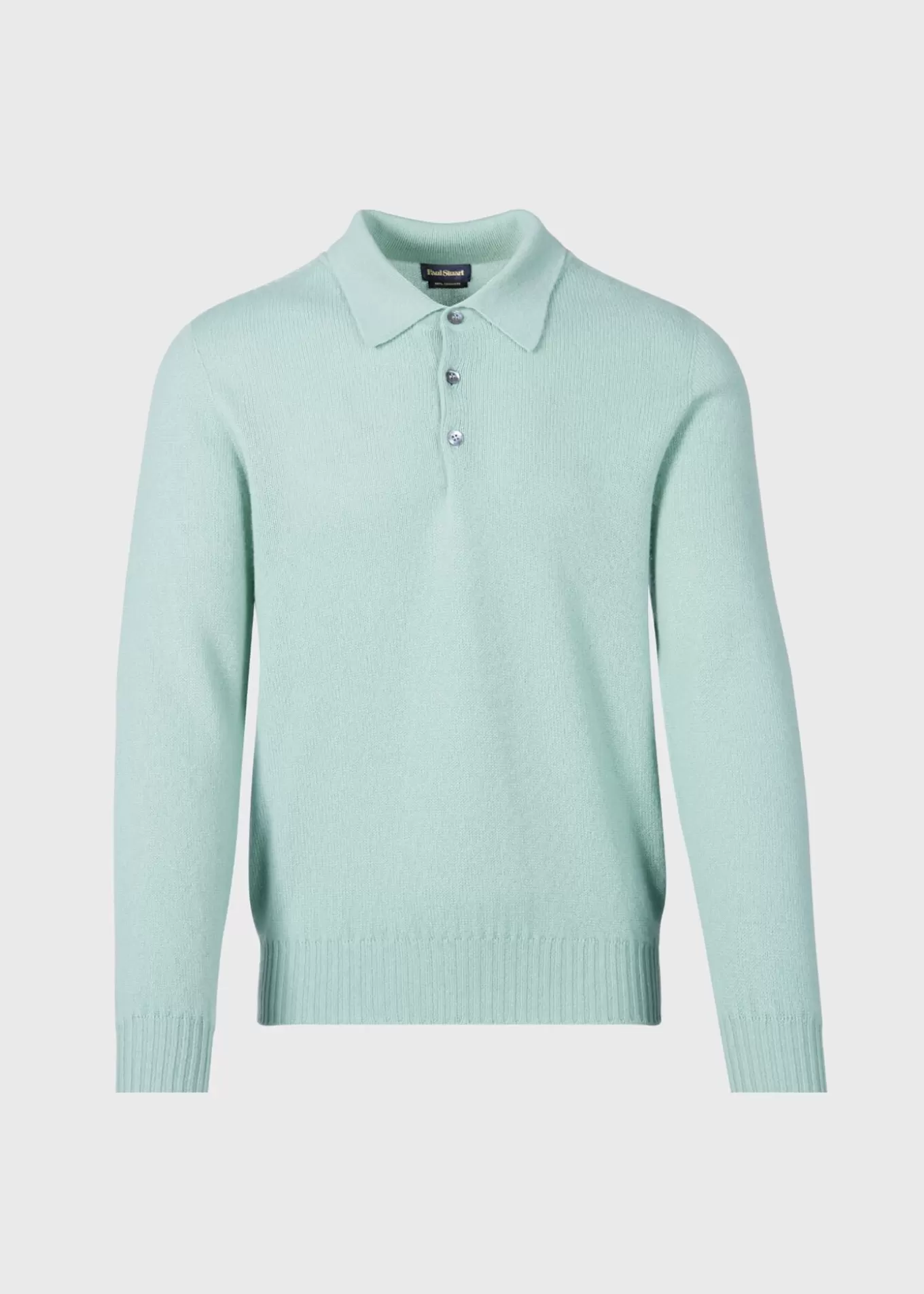 Outlet Cashmere Long Sleeve Polo The Cashmere Shop | Polos & T-Shirts