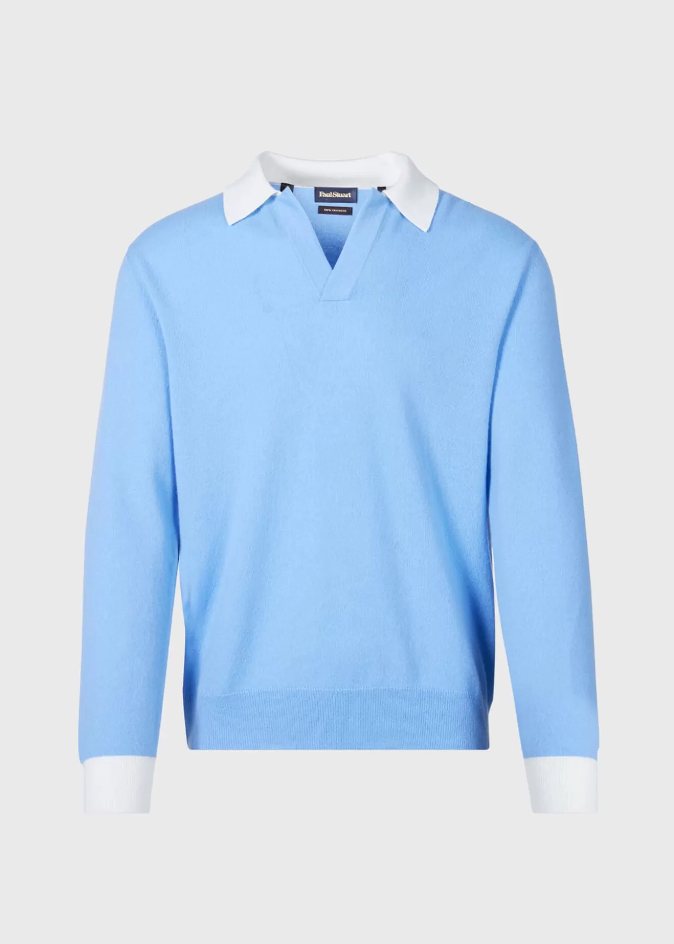 Store Cashmere Open Collar Polo The Cashmere Shop | Sweaters