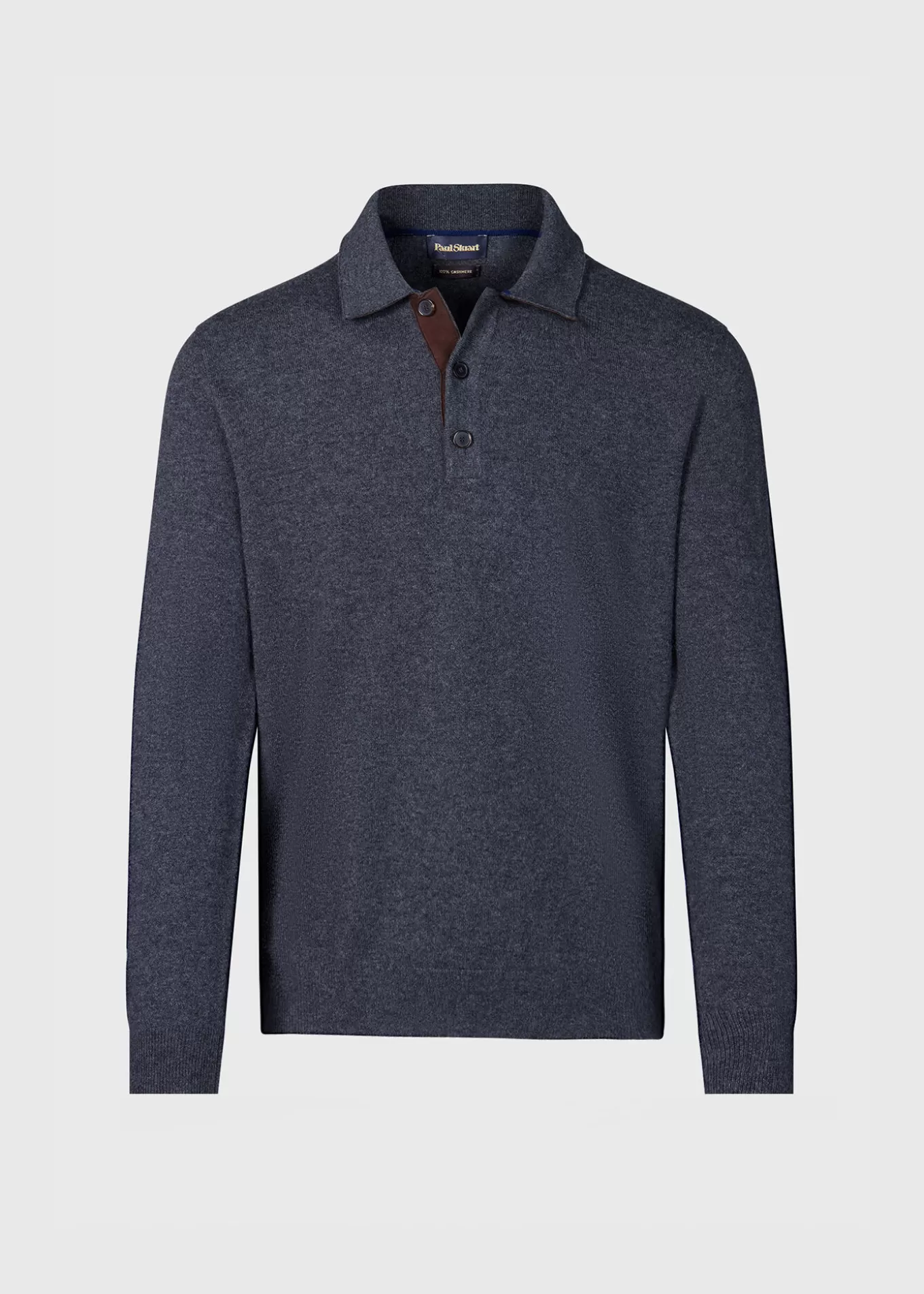 Cheap Cashmere Polo With Suede Trim Polos & T-Shirts | Sweaters