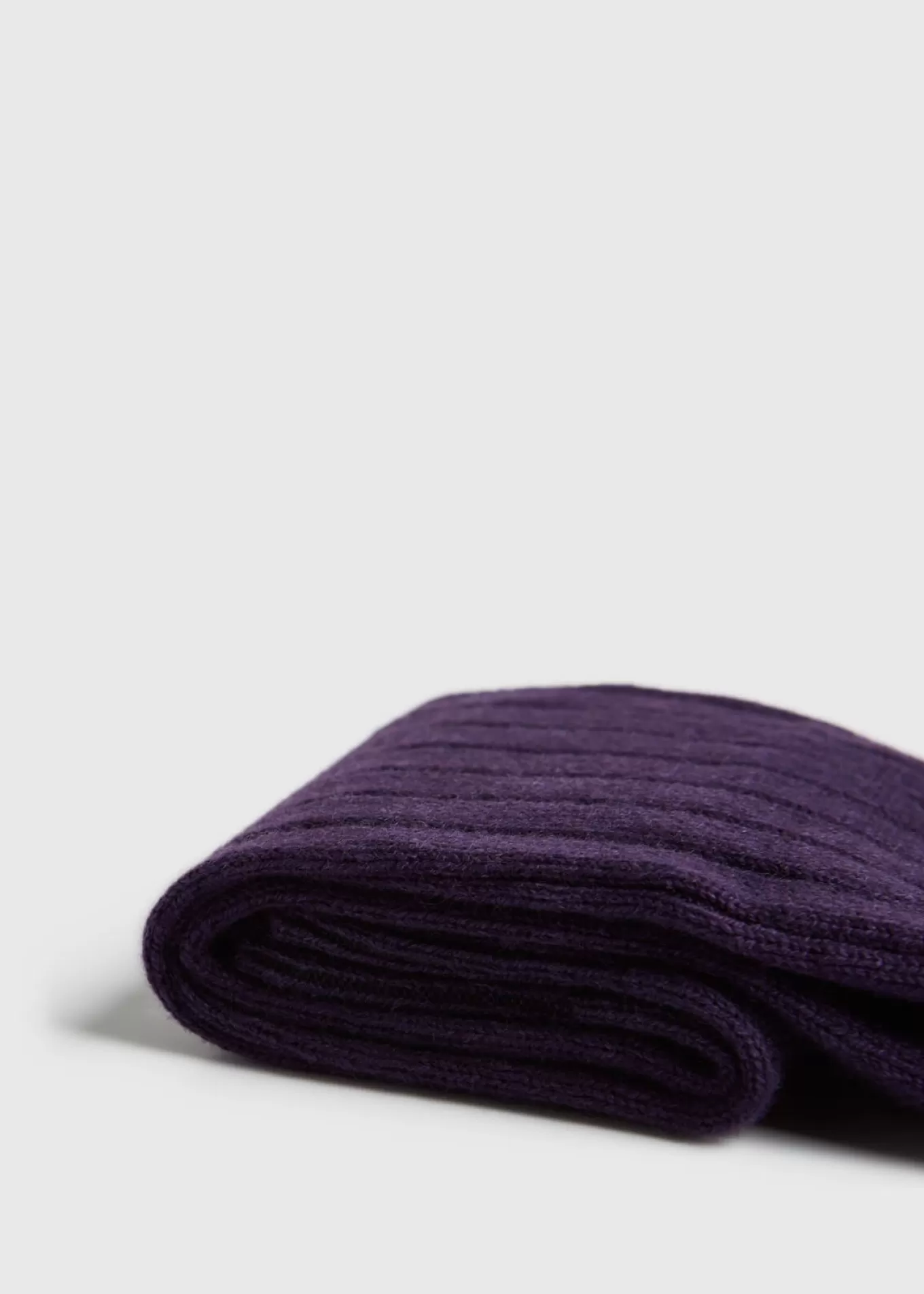 Cheap Cashmere Ribbed Sock Socks