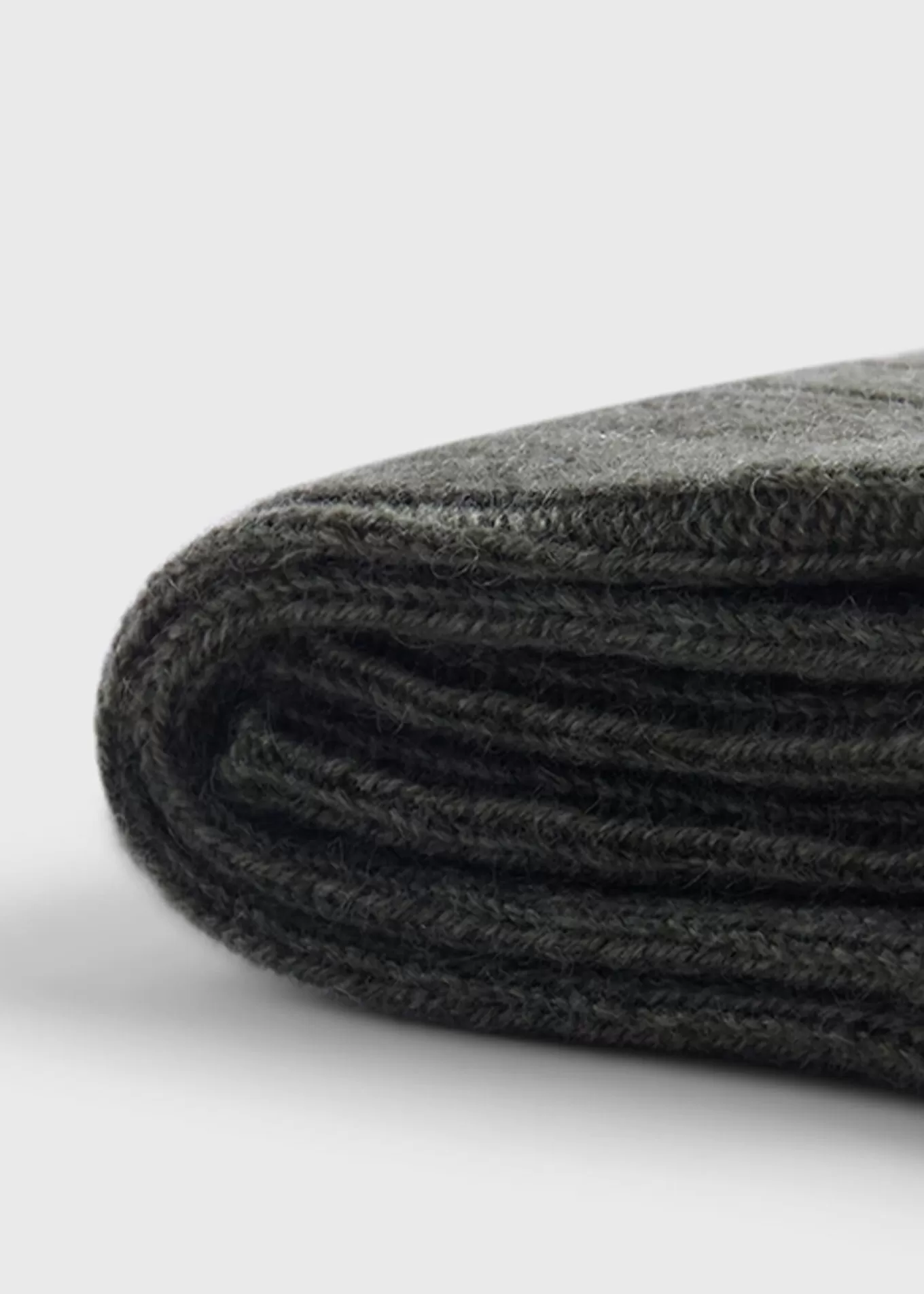 Online Cashmere Ribbed Sock Socks | The Cashmere Shop