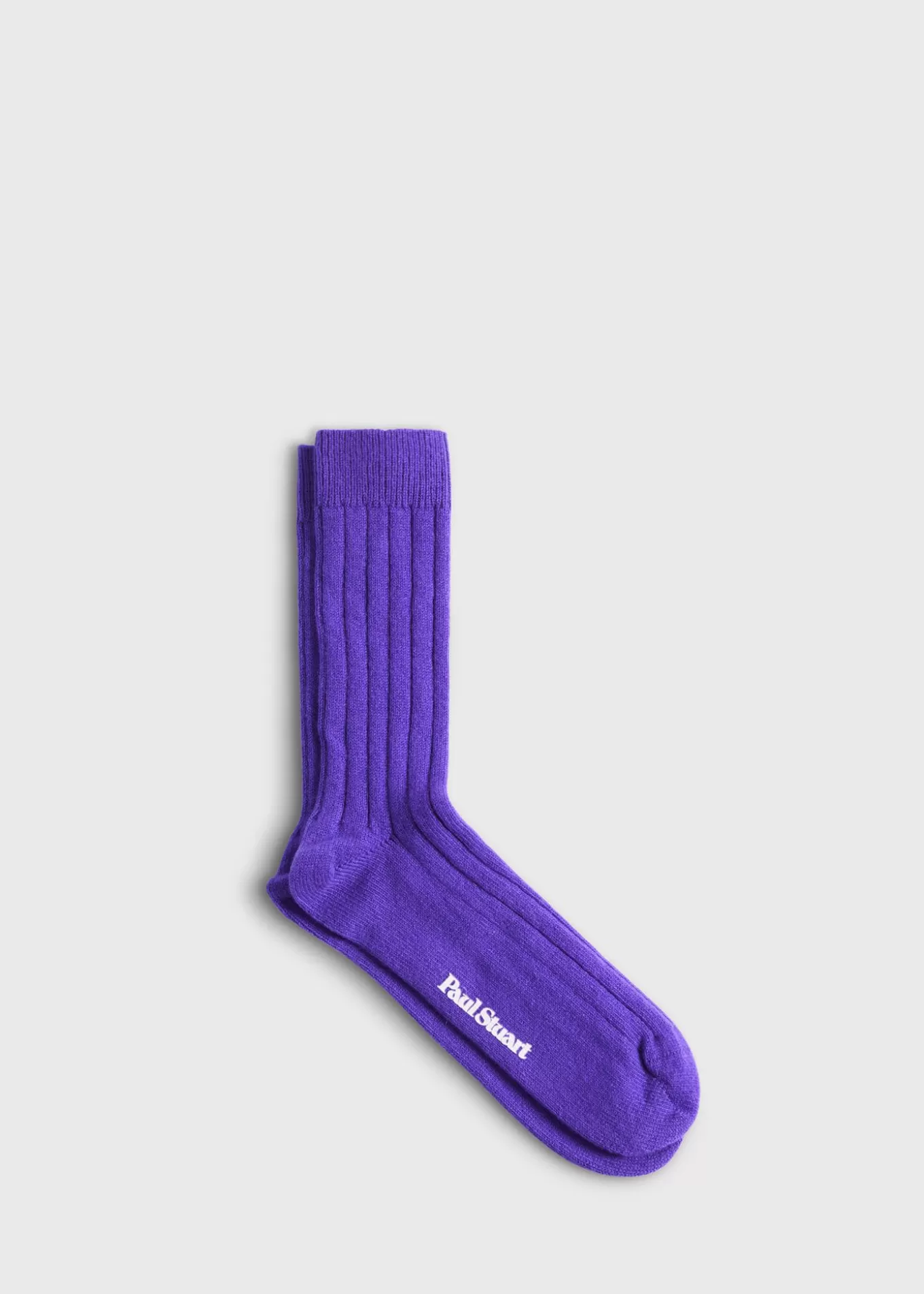 Clearance Cashmere Solid Ribbed Sock Socks