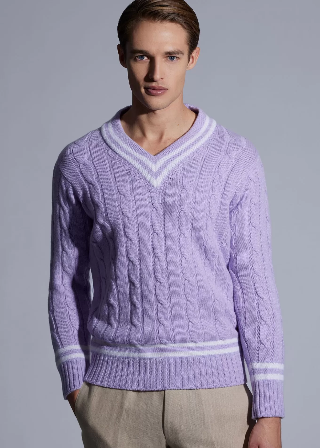 Best Cashmere Tennis Sweater The Cashmere Shop