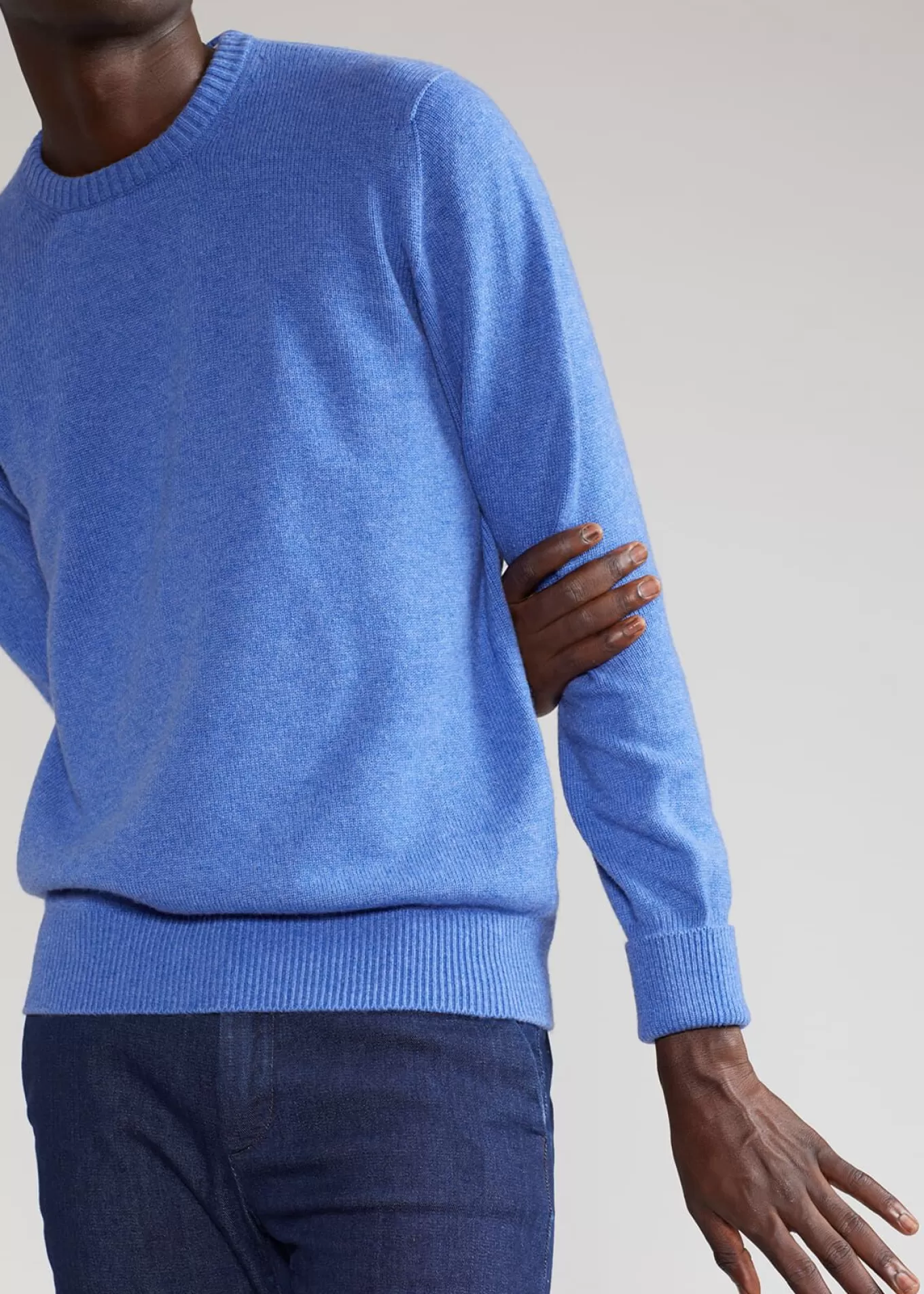 Hot Classic Cashmere Double Ply Crewneck Sweater The Cashmere Shop | Sweaters