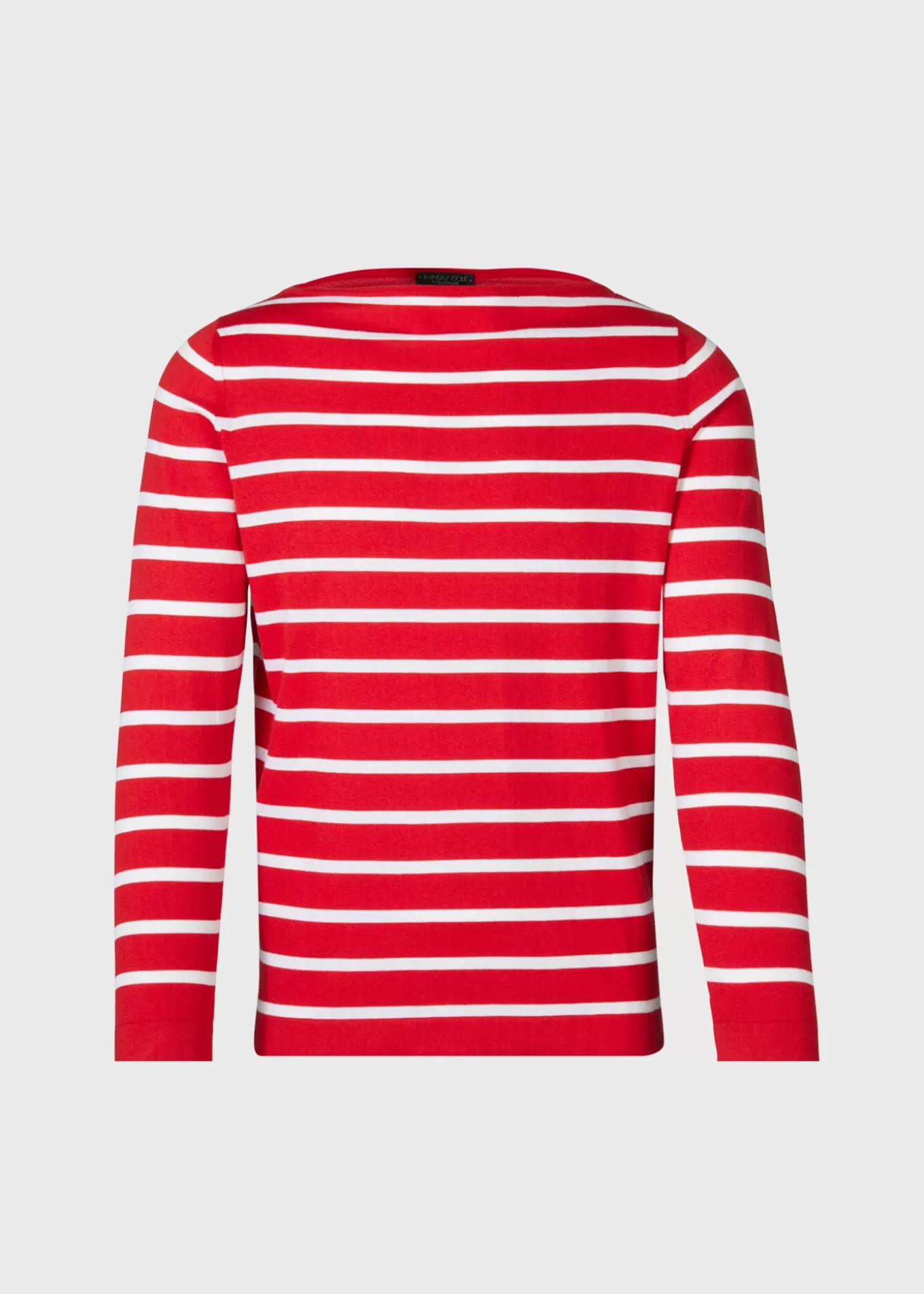 Shop Cotton & Cashmere Boat Neck Stripe Pullover The Cashmere Shop