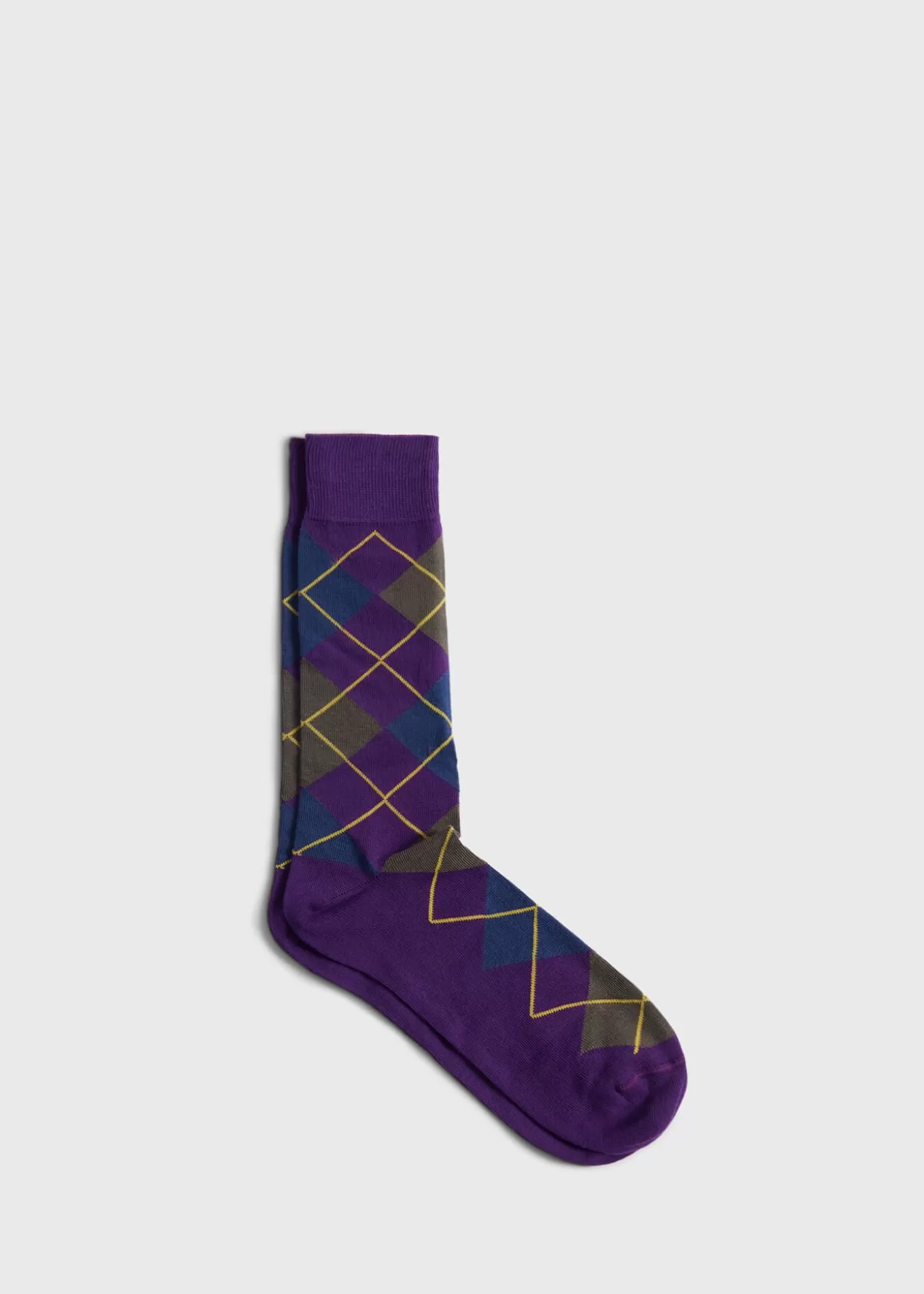 Clearance Cotton Blend Argyle Sock Socks