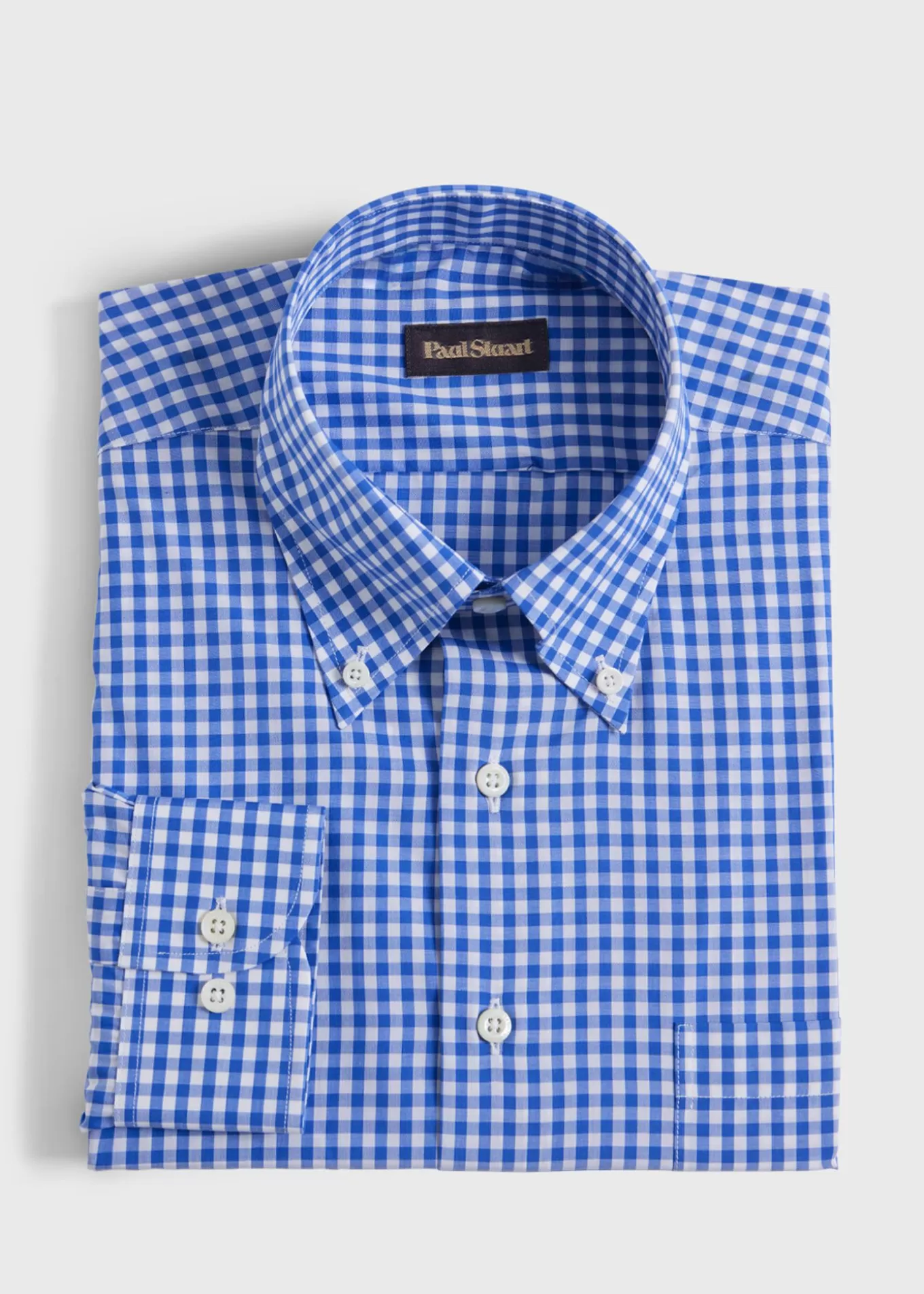 Clearance Cotton Classic Gingham Sport Shirt Sport Shirts