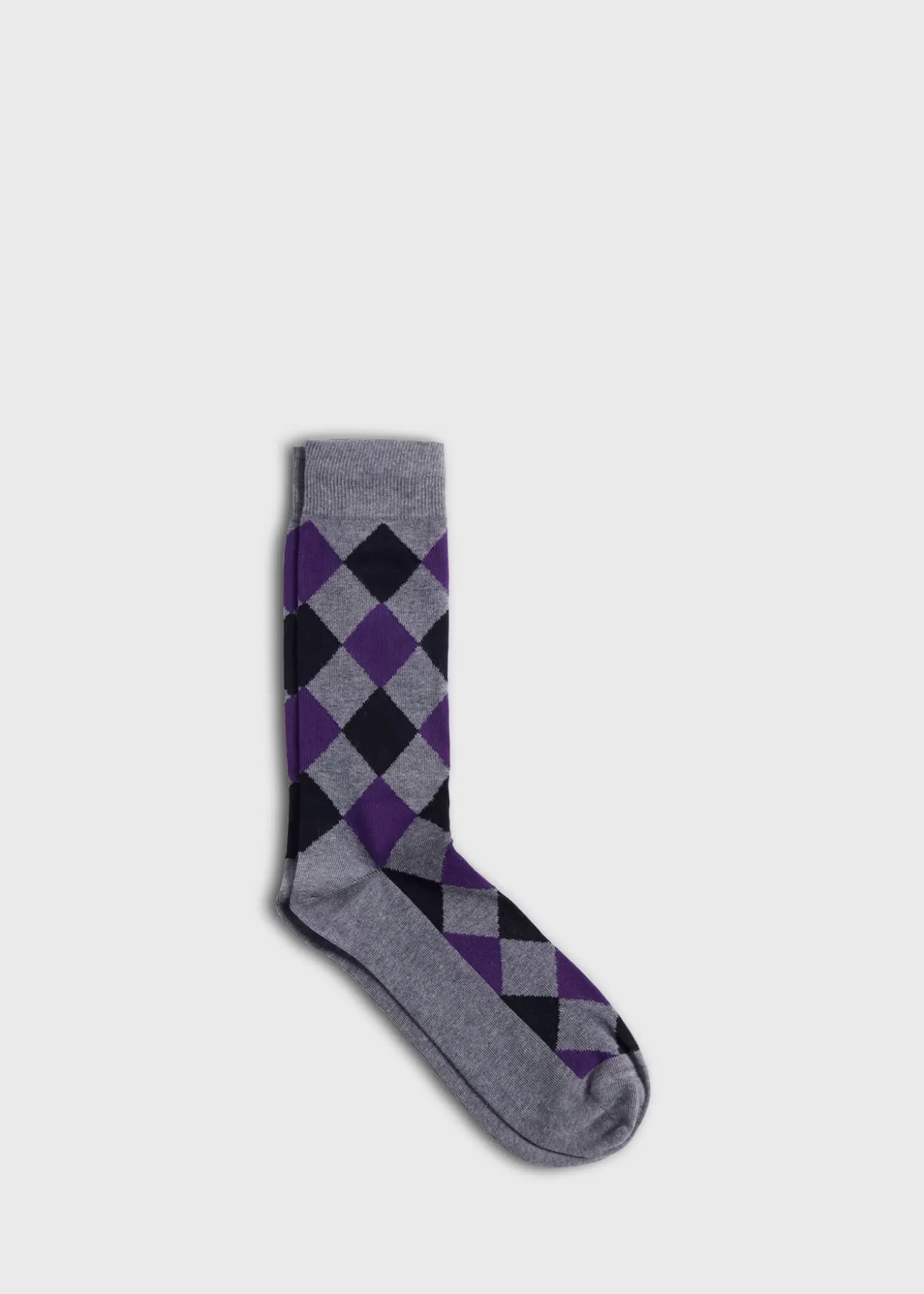 Shop Cotton Diamond Motif Sock Socks