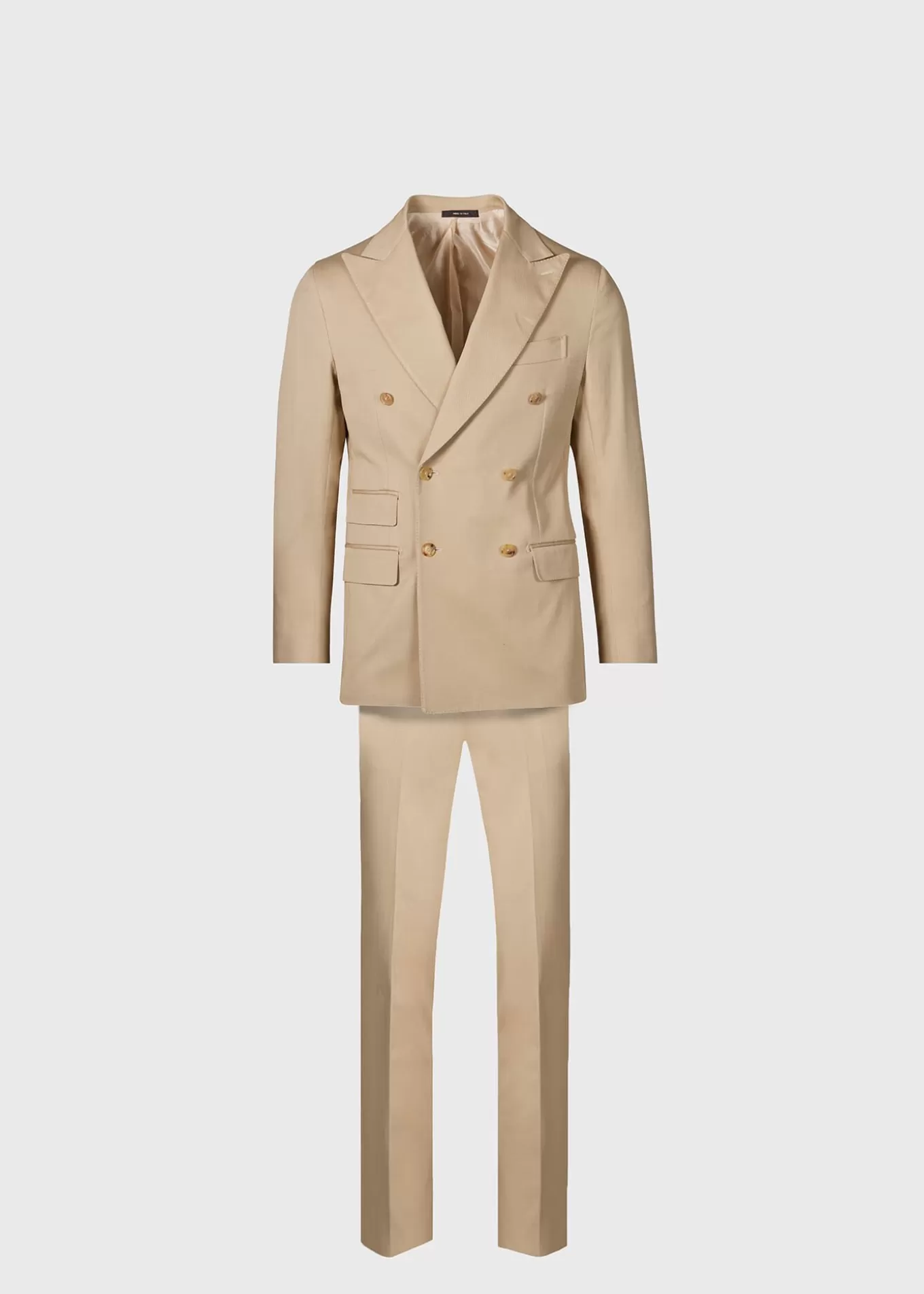 Discount Cotton Double Breasted Suit Suits & Tuxedos