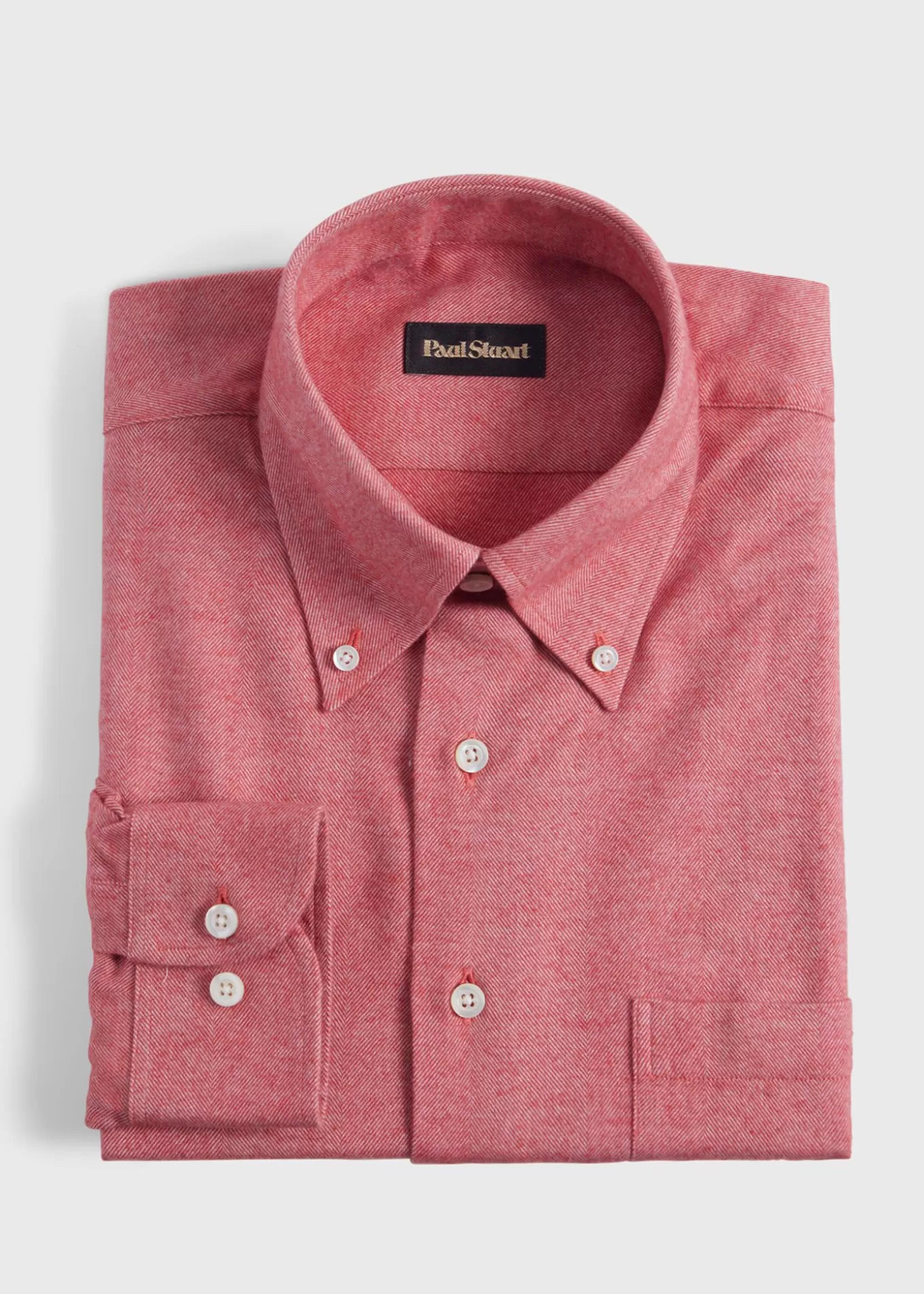 Clearance Cotton Flannel Herringbone Sport Shirt Sport Shirts