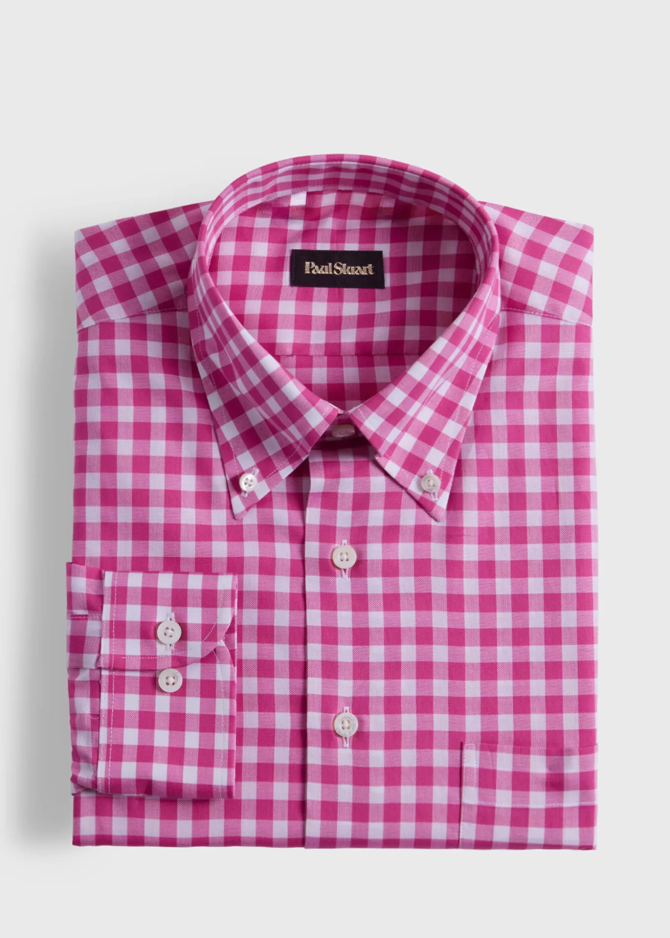 Clearance Cotton Gingham Sport Shirt Sport Shirts