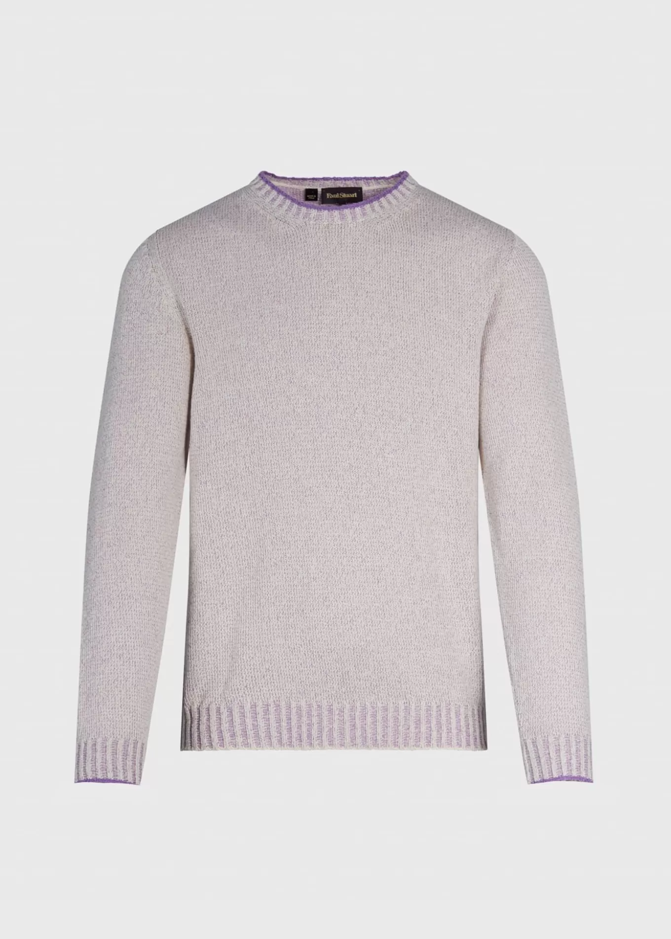 Fashion Cotton Mouliné Crewneck Sweater Sweaters