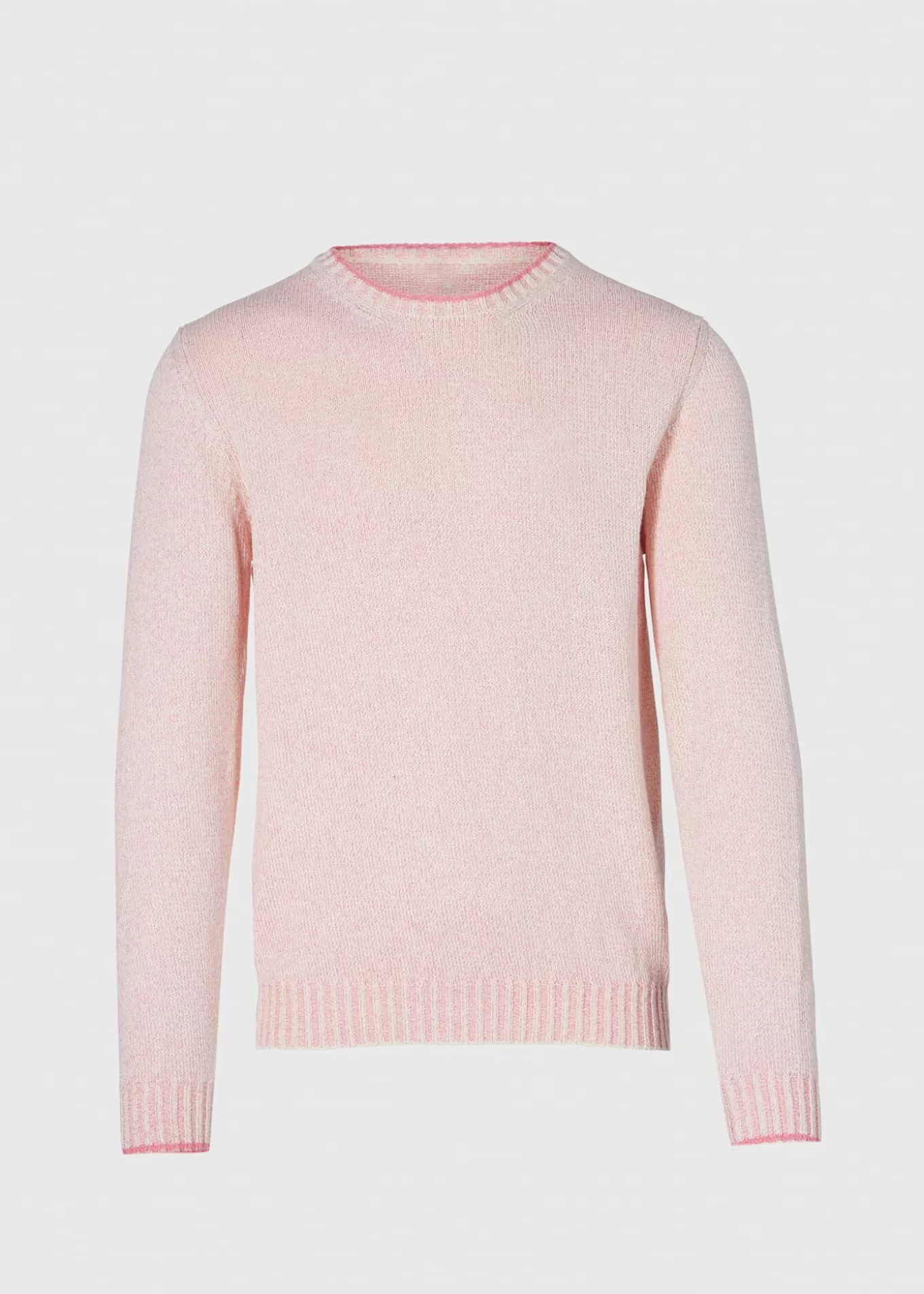 Cheap Cotton Mouliné Crewneck Sweater Sweaters