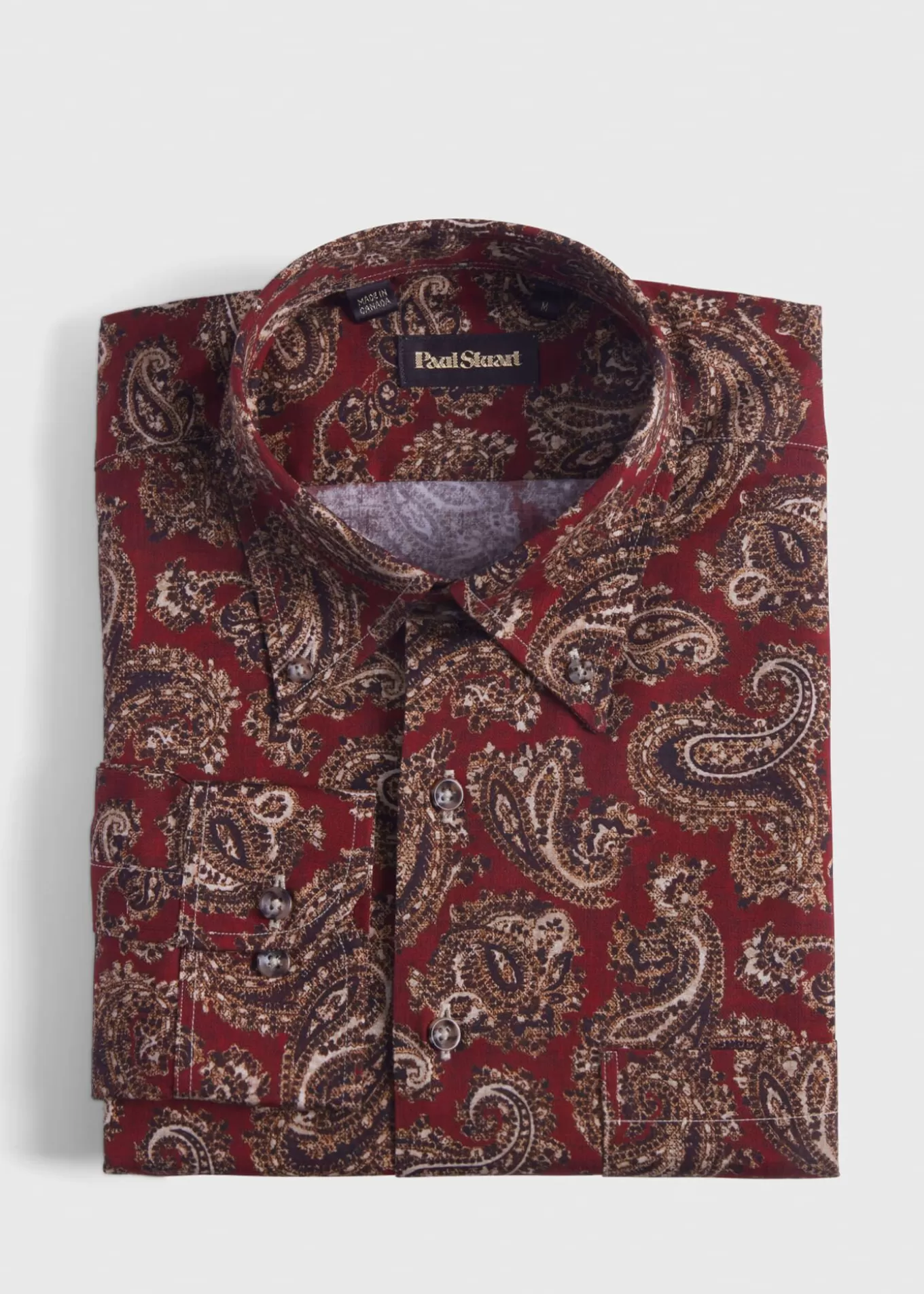 Best Sale Cotton Paisley Print Sport Shirt Sport Shirts