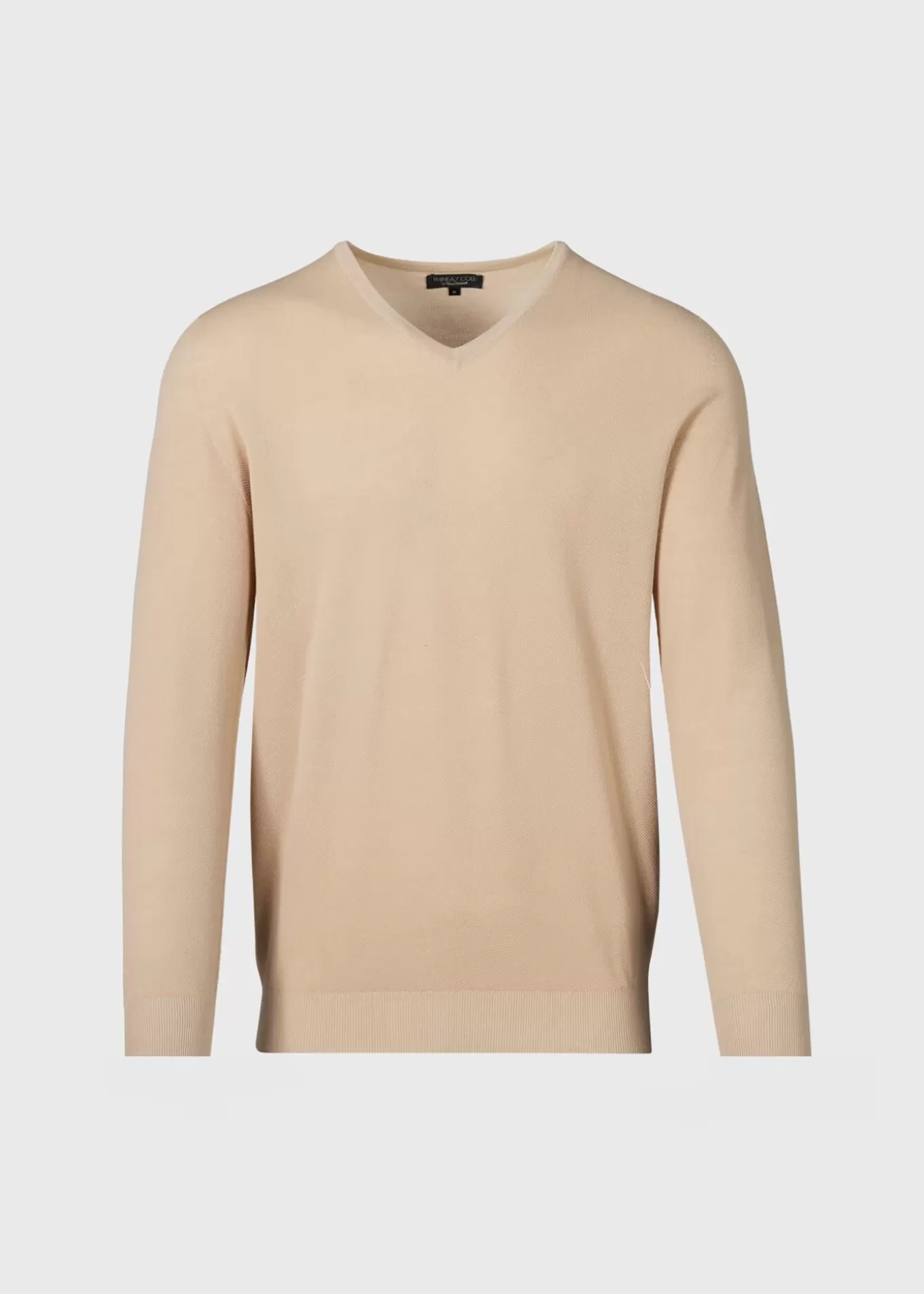 Cheap Cotton Piqué V-Neck Sweater Sweaters