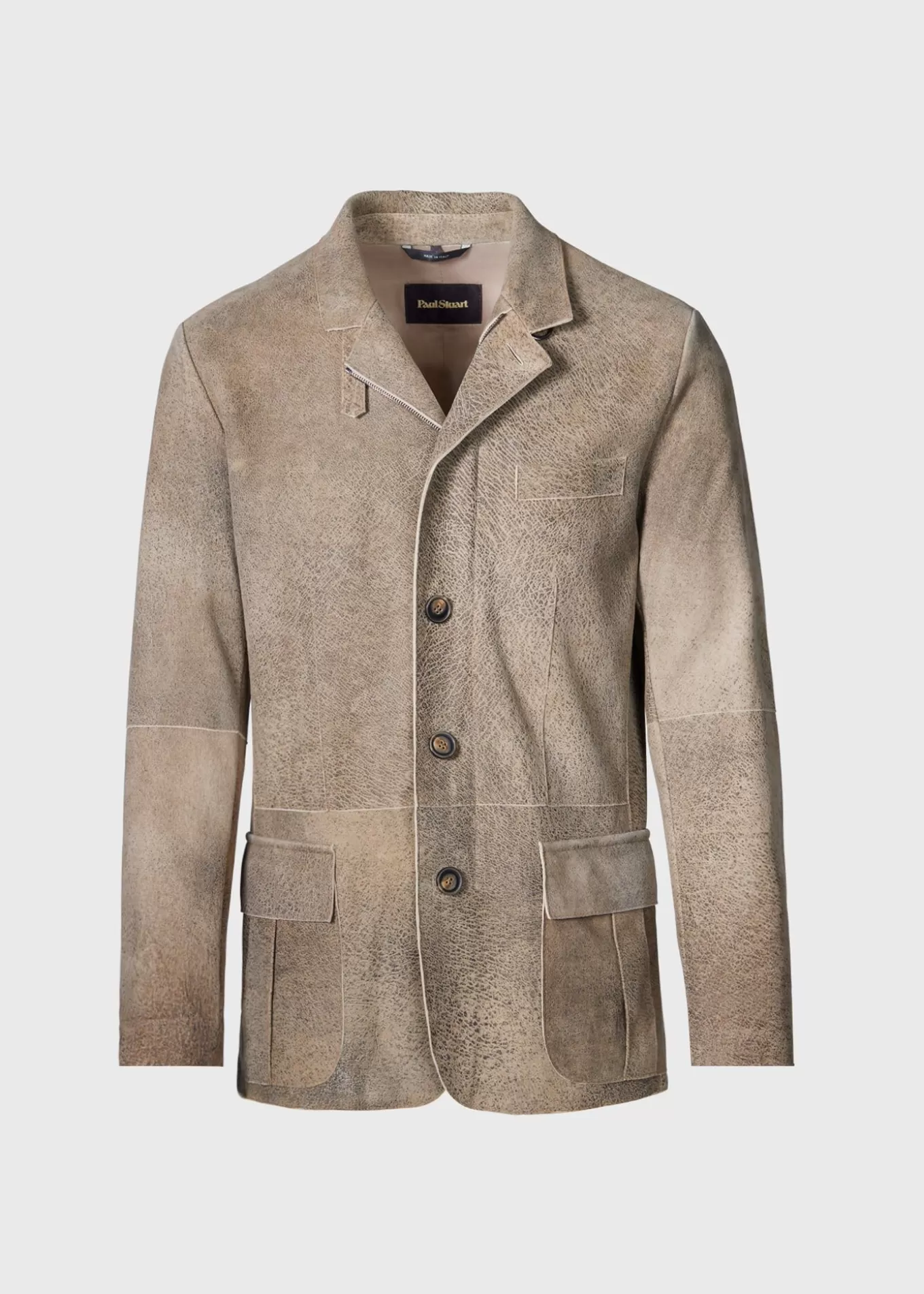 Sale Distressed Suede Jacket Overcoats | Outerwear