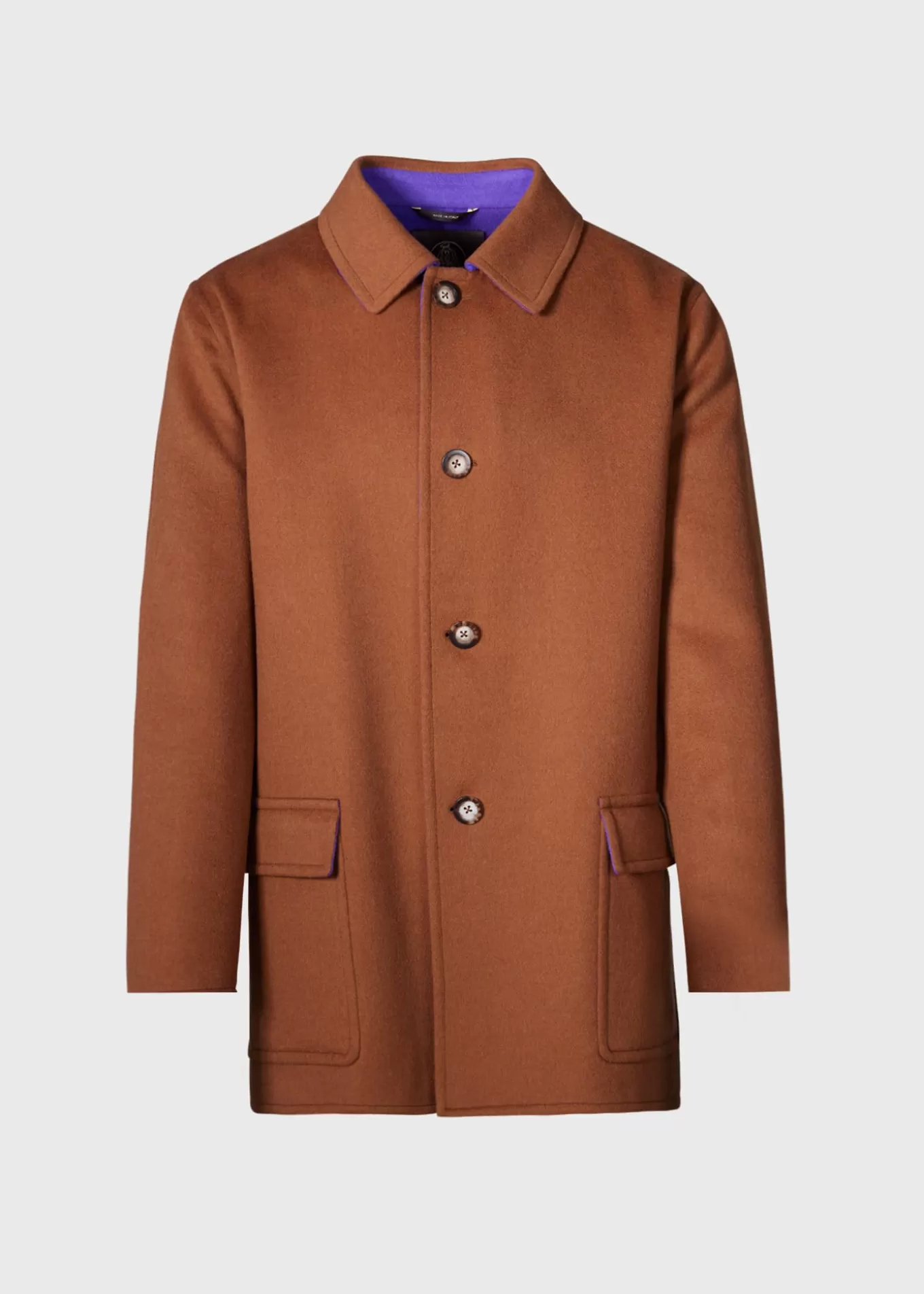 Cheap Double Face Contrast Cashmere Coat The Cashmere Shop | Outerwear