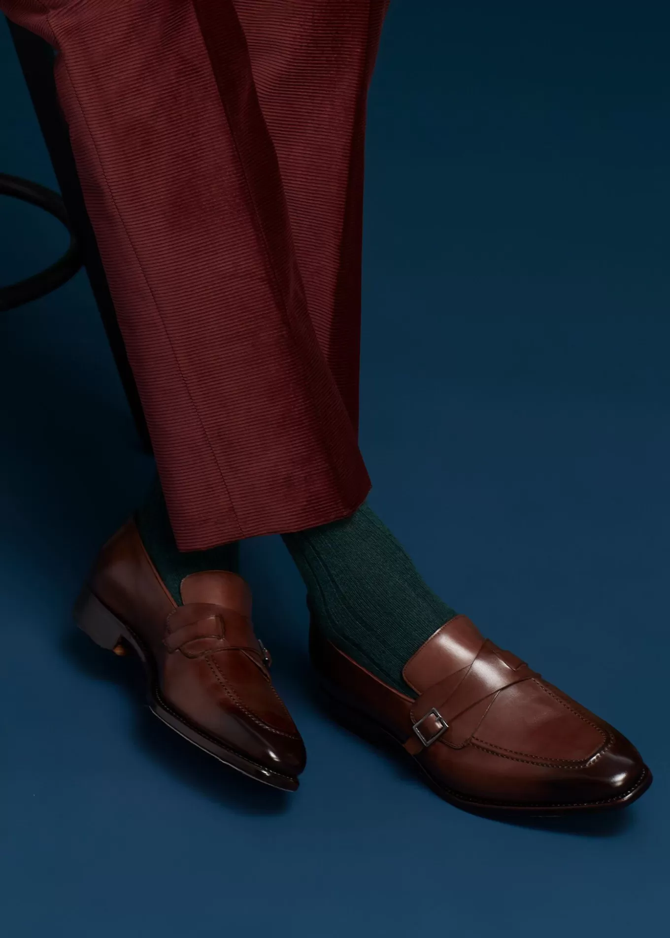 Shop Gideon Single Monk Loafer Monk Straps | Loafers