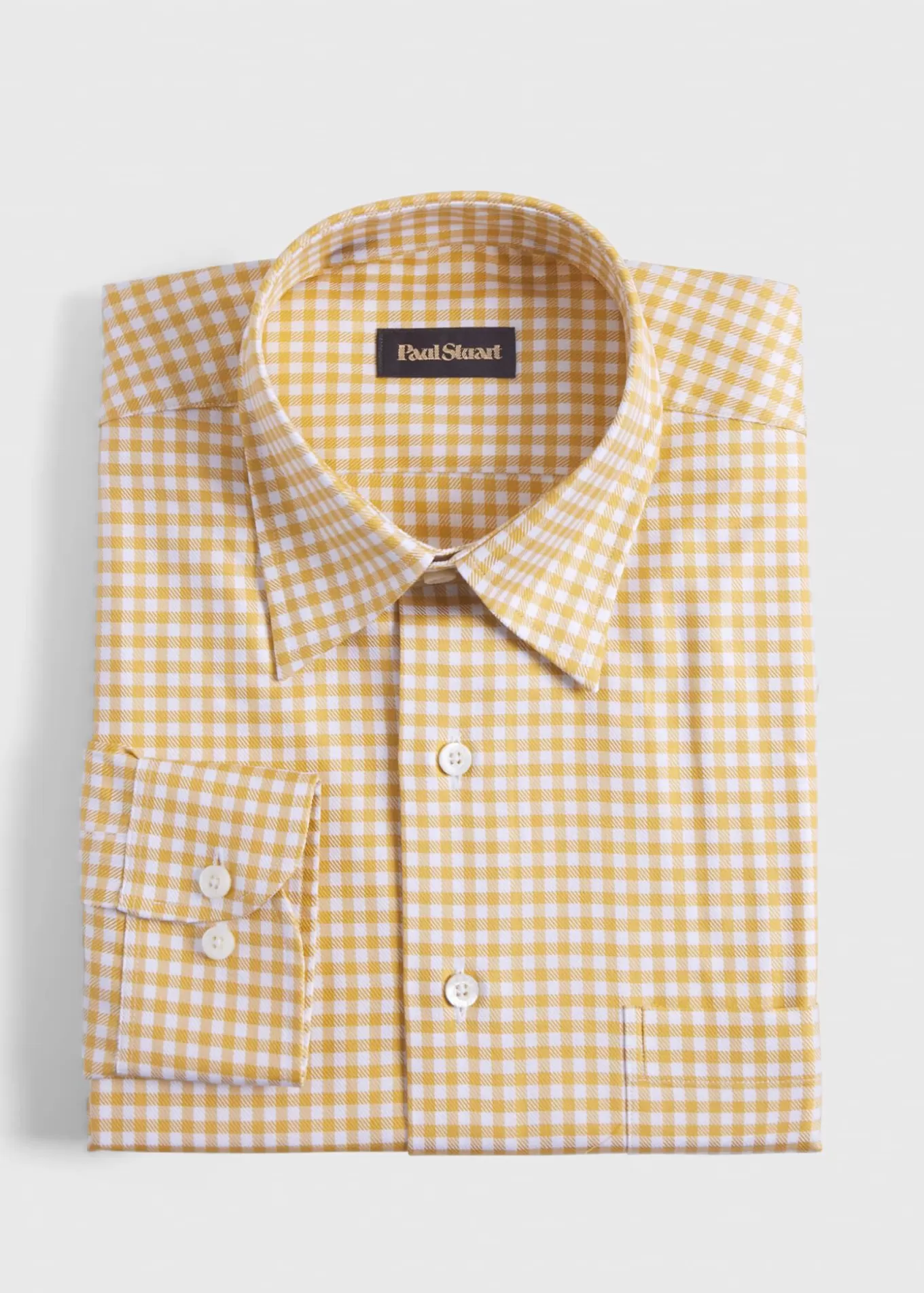 Sale Gingham Check Twill Sport Shirt Sport Shirts