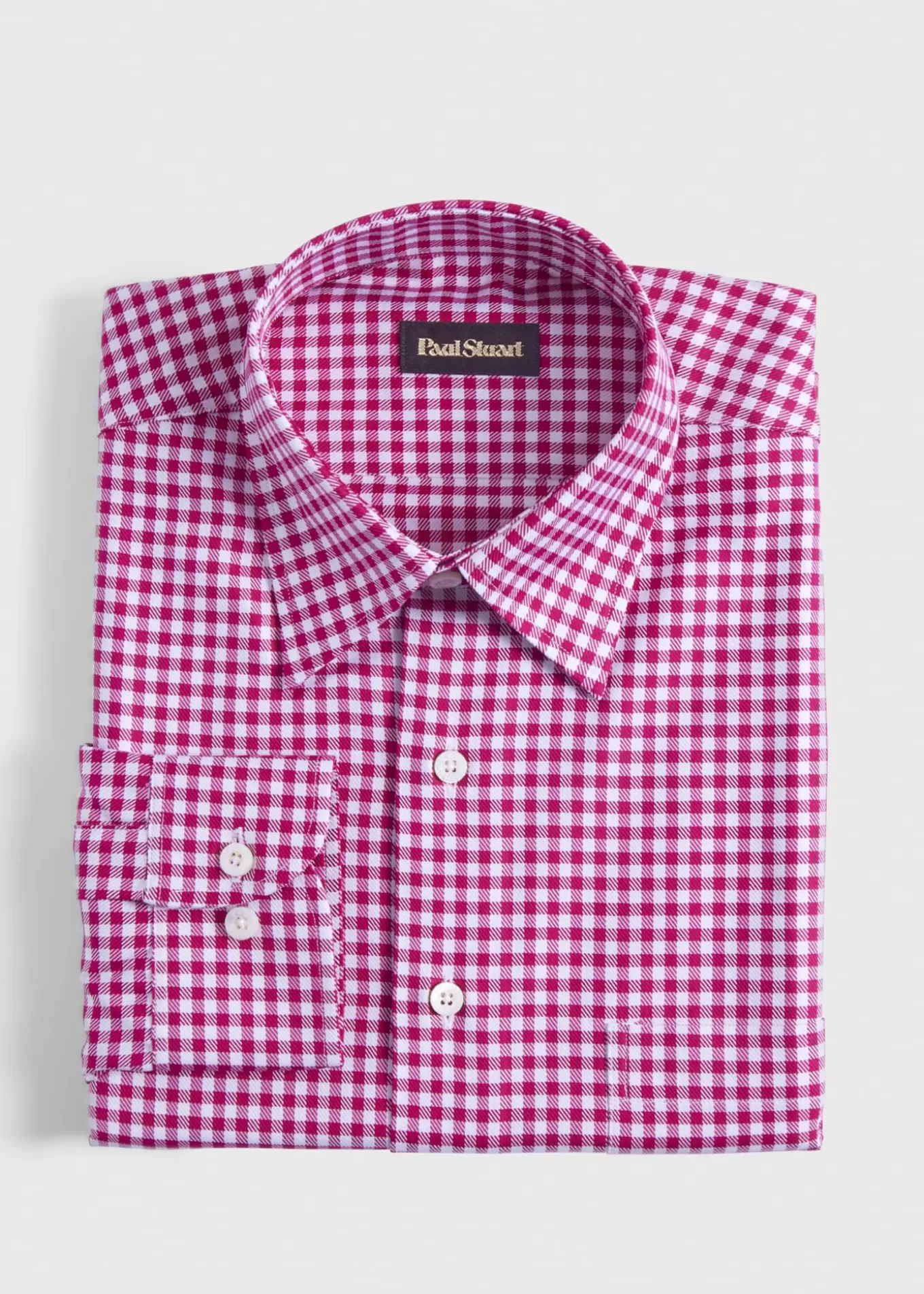 Flash Sale Gingham Check Twill Sport Shirt Sport Shirts