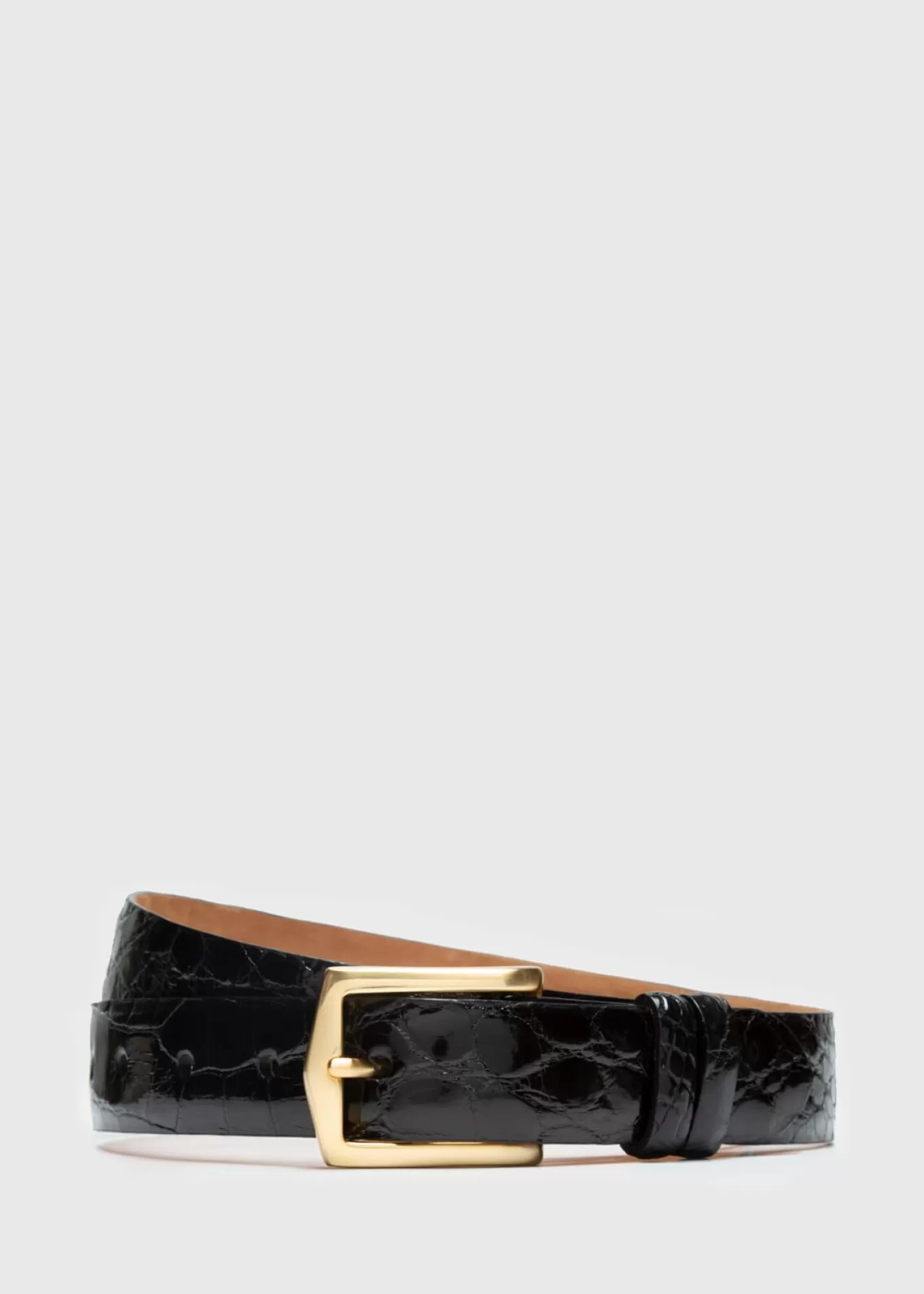 Sale Glazed Alligator Belt Belts