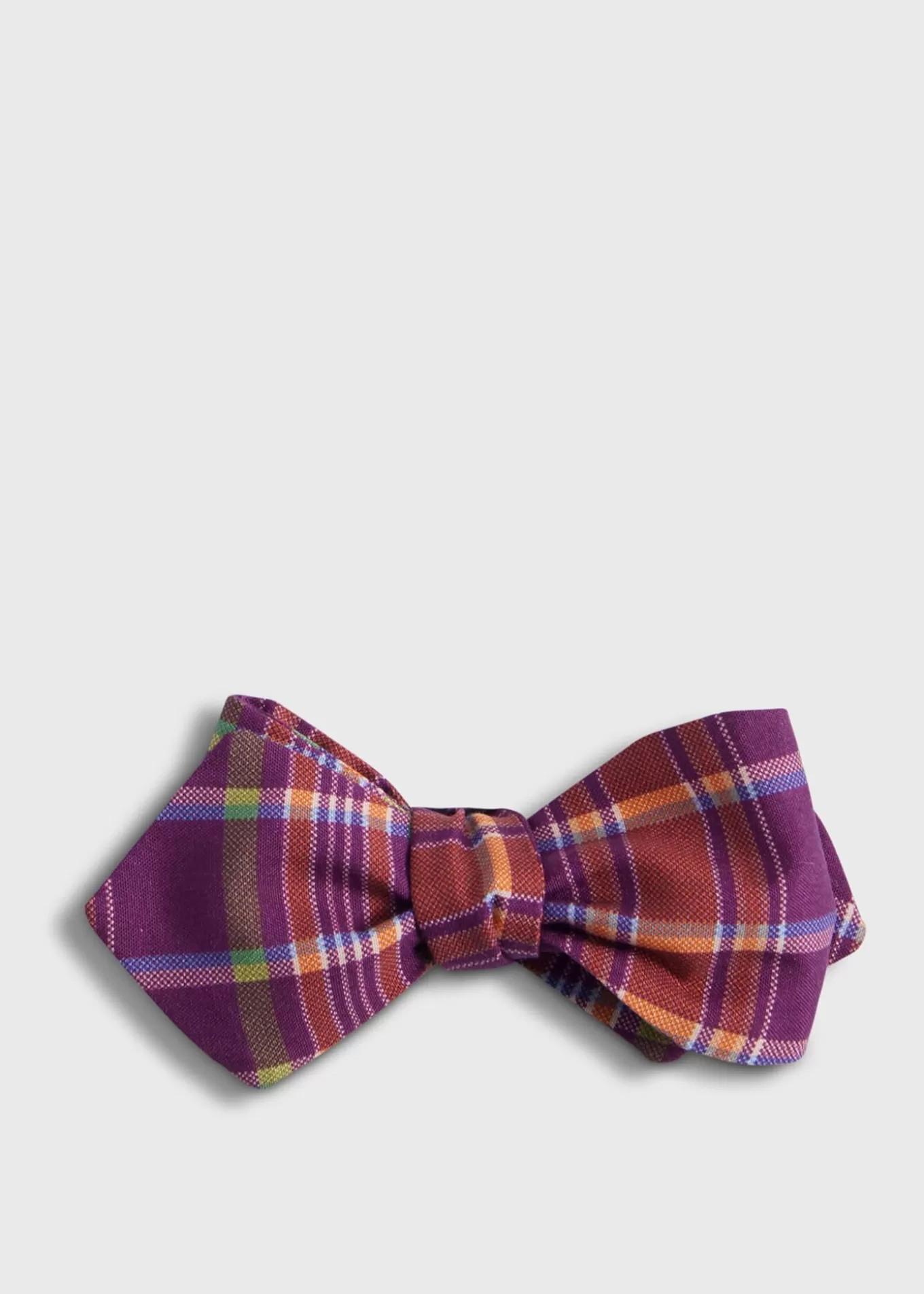 Store Habotai Silk Plaid Bow Tie Ties | Formal Shop