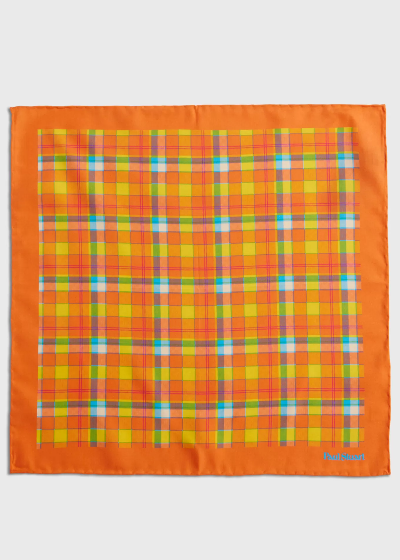 Clearance Habotai Silk Plaid Pocket Square Pocket Squares