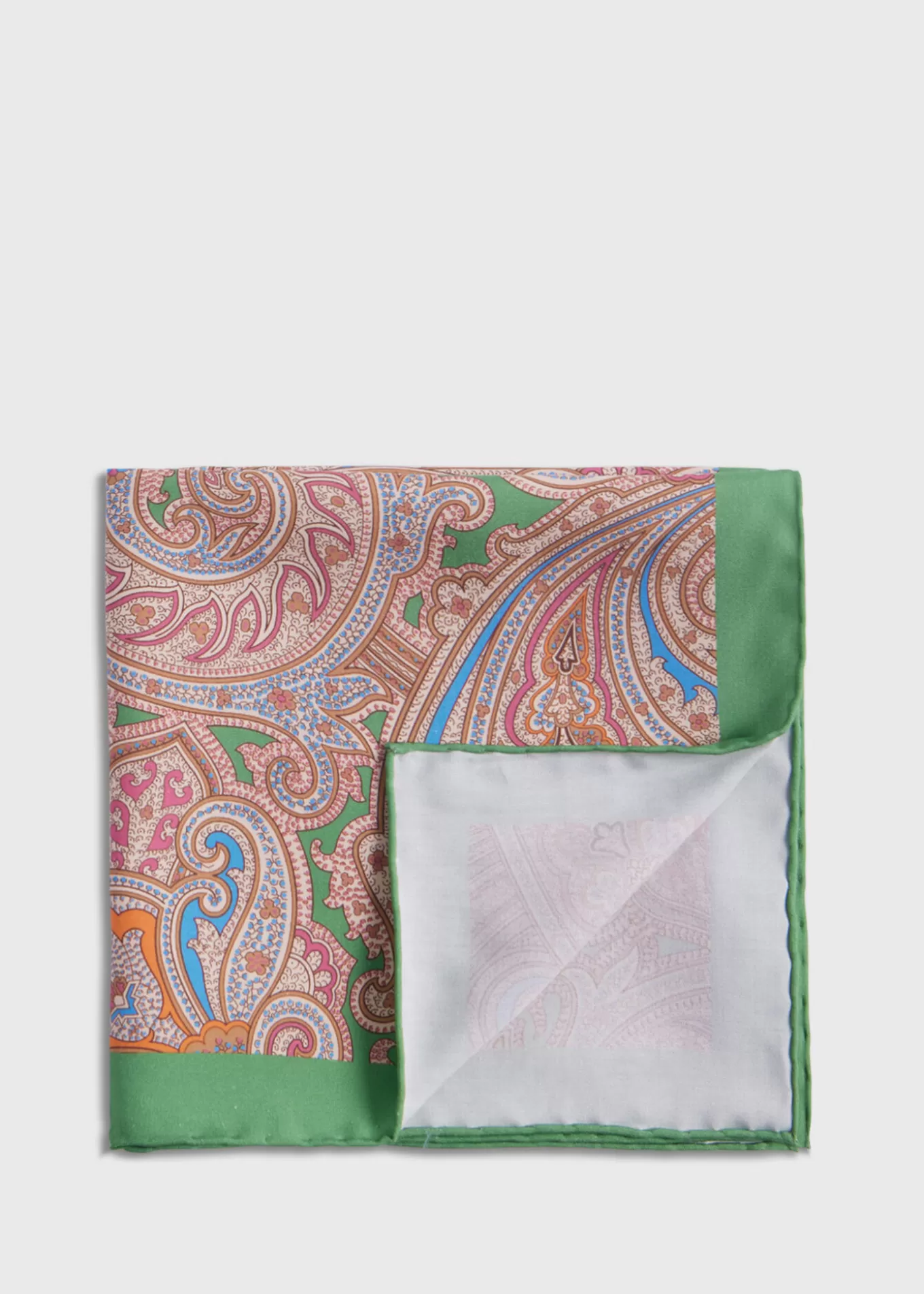 Online Habotai Silk Summer Paisley Pocket Square Pocket Squares