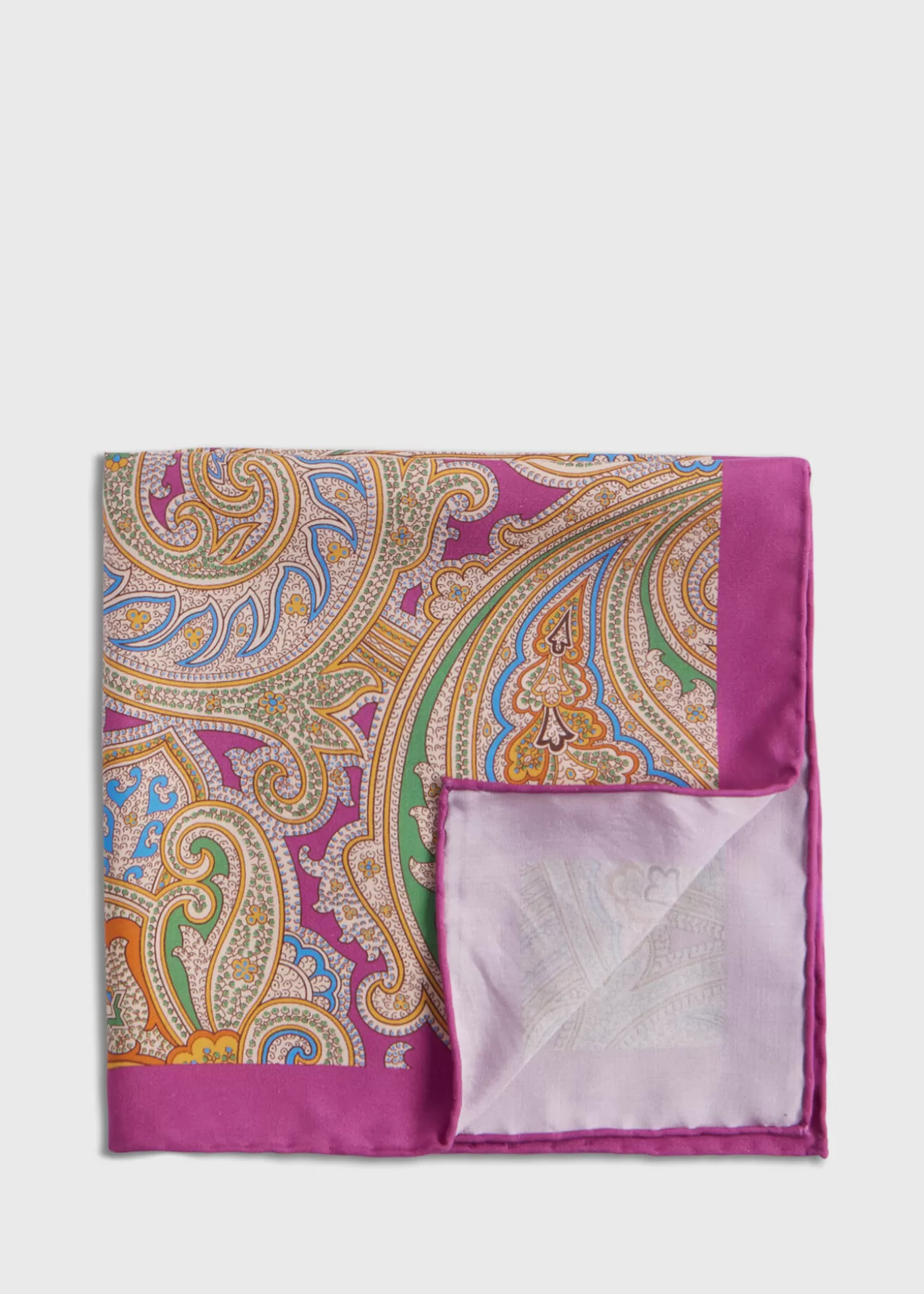 Online Habotai Silk Summer Paisley Pocket Square Pocket Squares