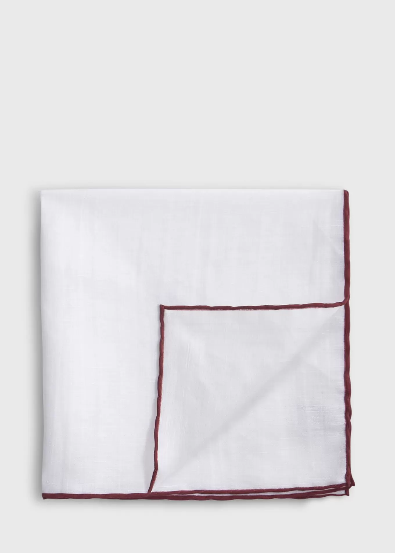 Clearance Handkerchief With Contrast Border Pocket Squares