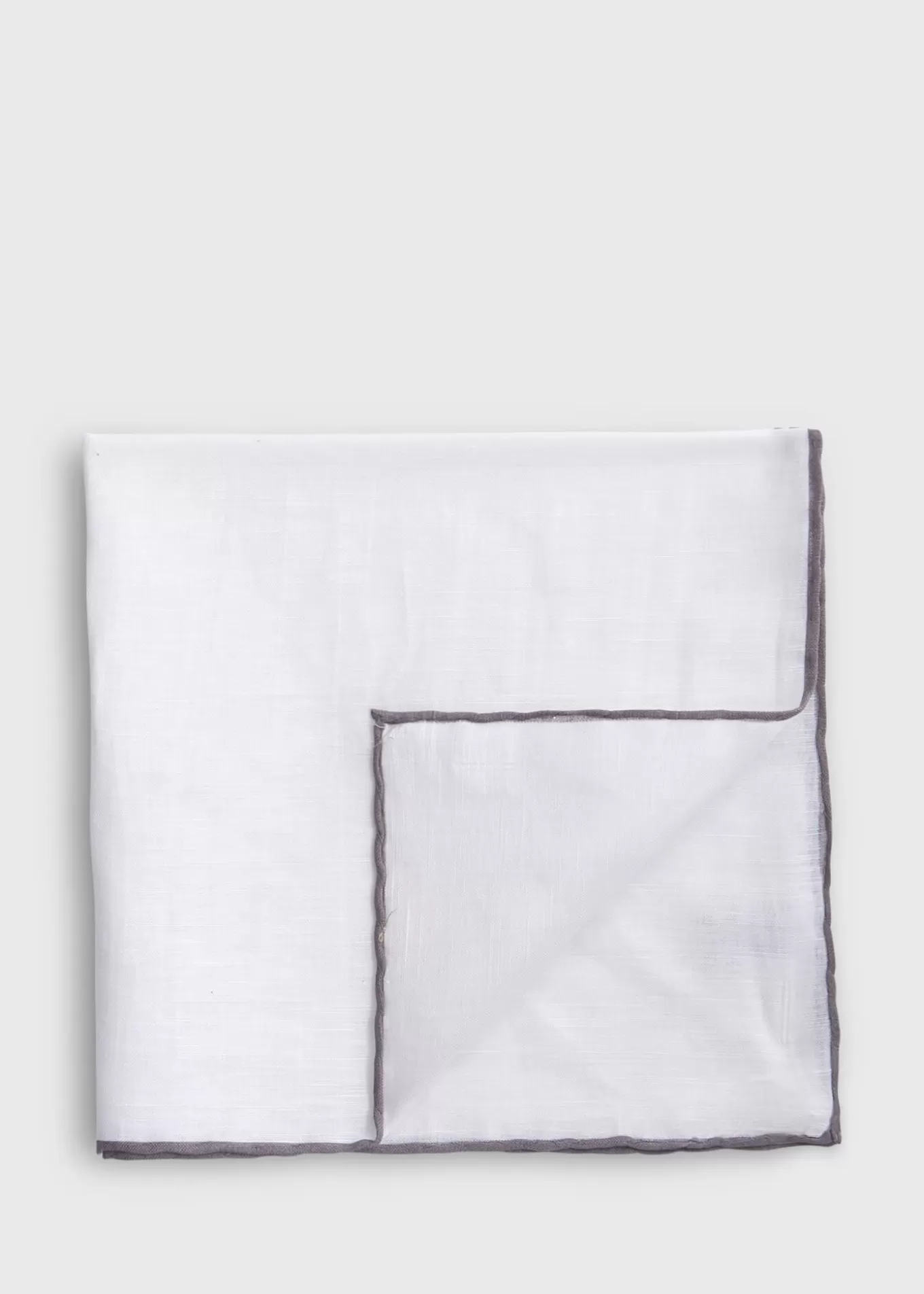 Flash Sale Handkerchief With Contrast Border Pocket Squares