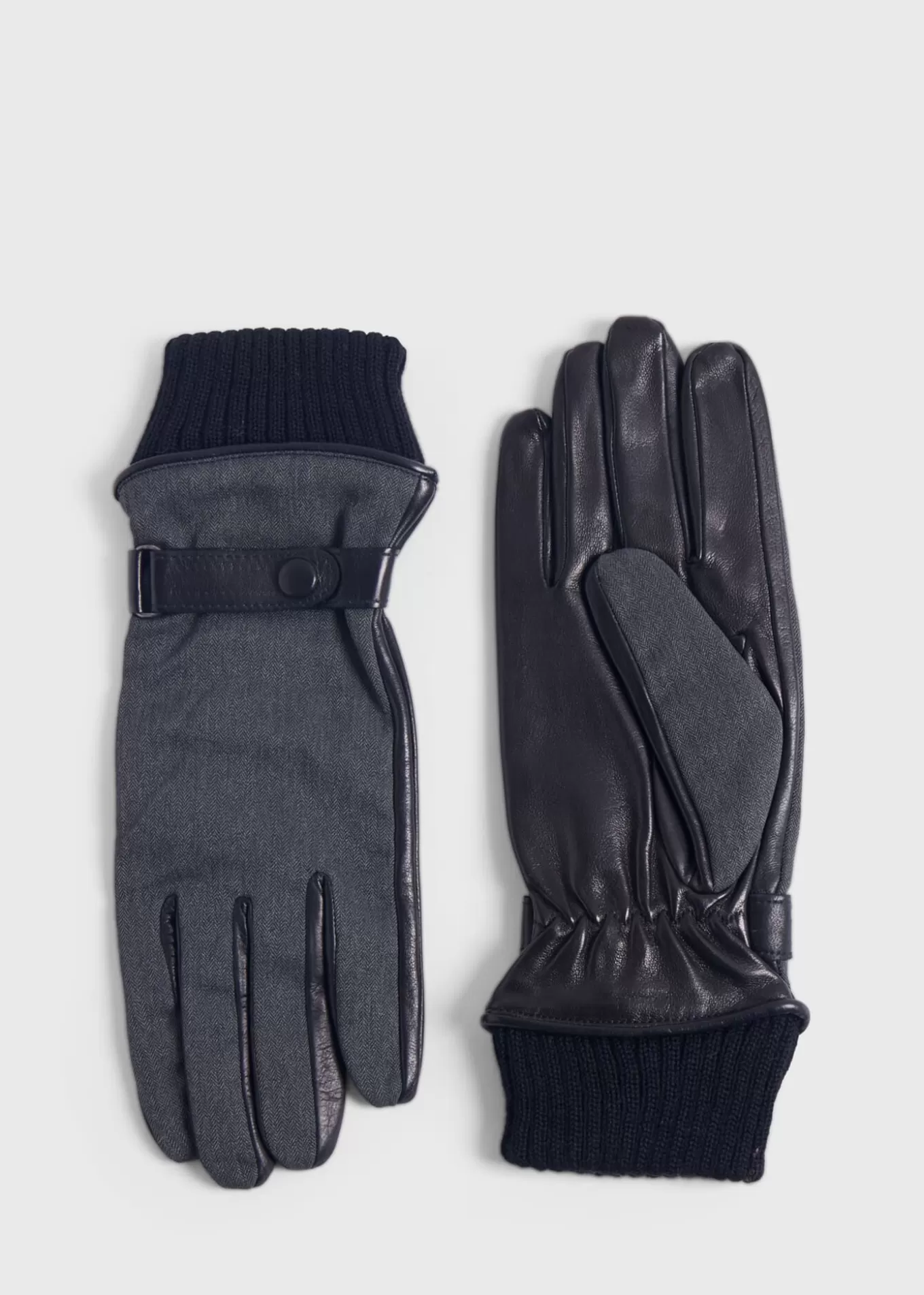 Best Sale Herringbone & Leather Gloves Scarves, Hats, Gloves