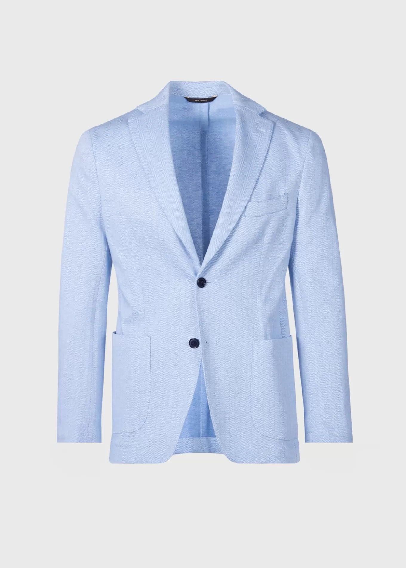 Fashion Herringbone Cotton Jersey Jacket Blazers & Jackets