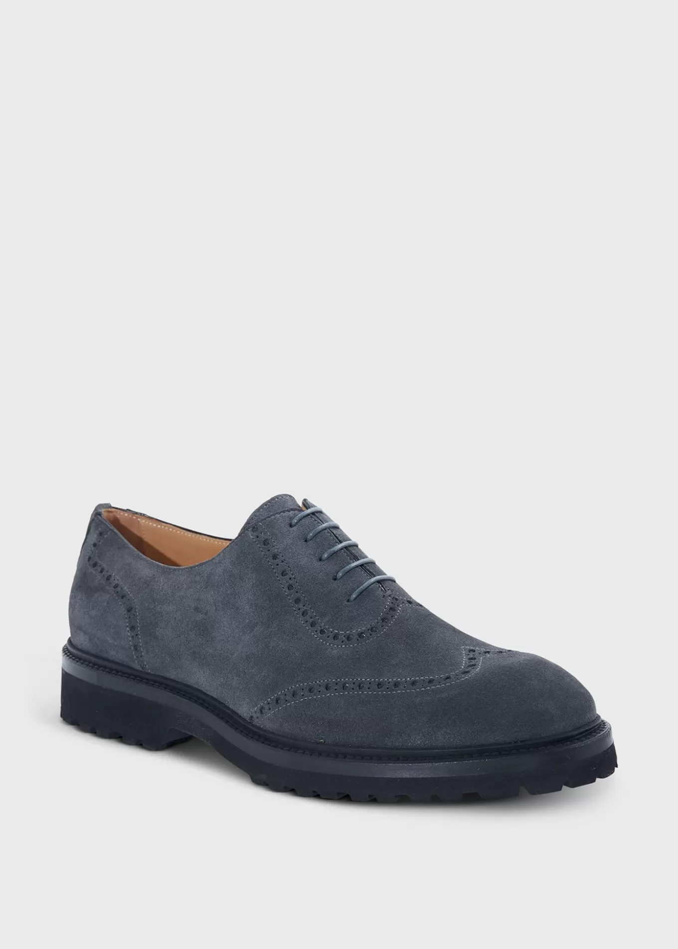 Online Homer Suede Wing Tip Oxford Lace-Ups & Oxfords