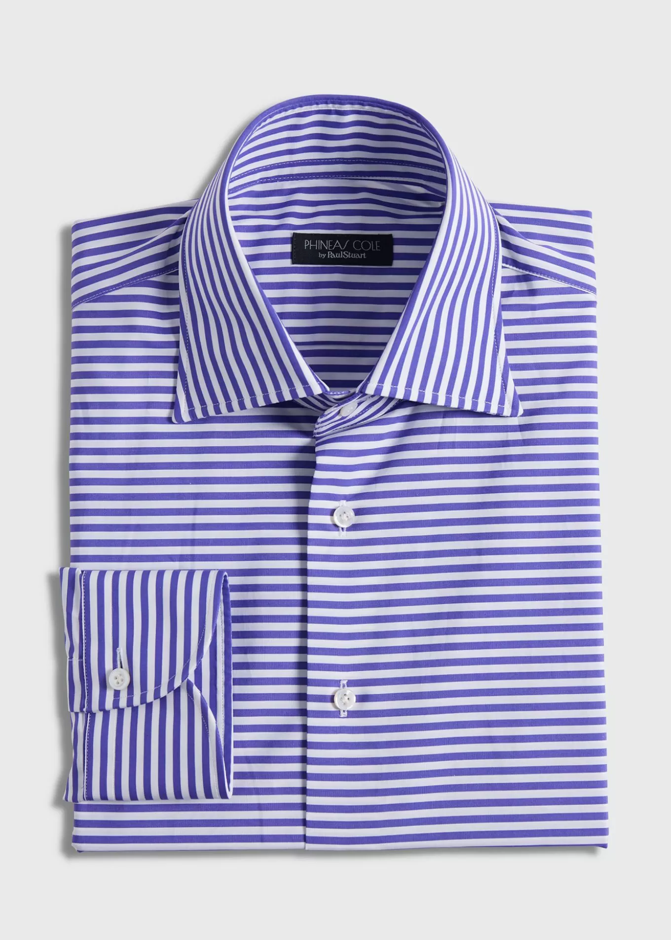 Cheap Horizontal Stripe Cotton Dress Shirt Formal Shop