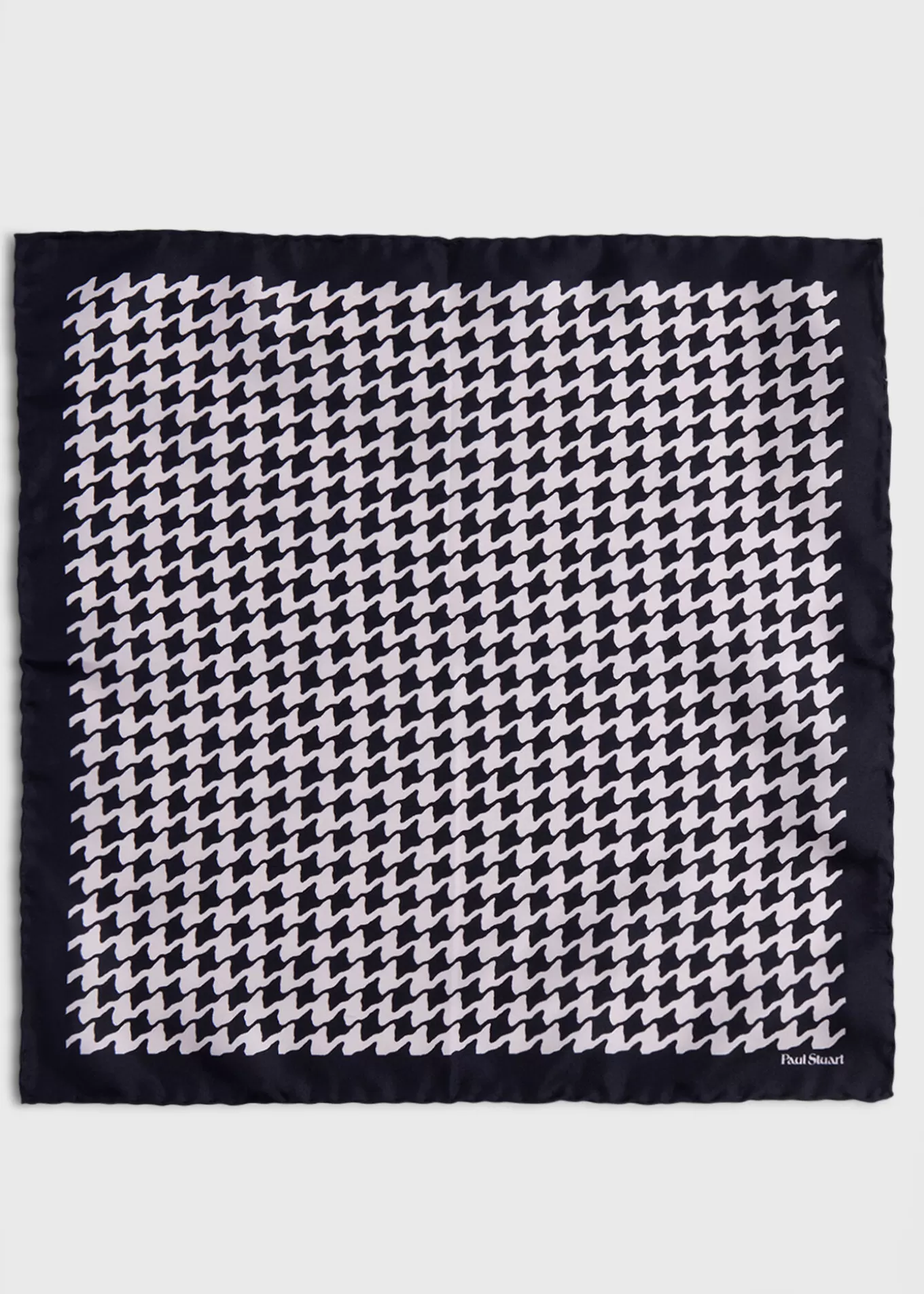 Shop Houndstooth Silk Pocket Square Pocket Squares