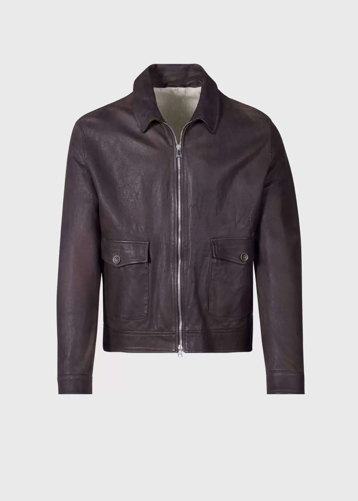 Cheap Leather Bomber Jacket Outerwear