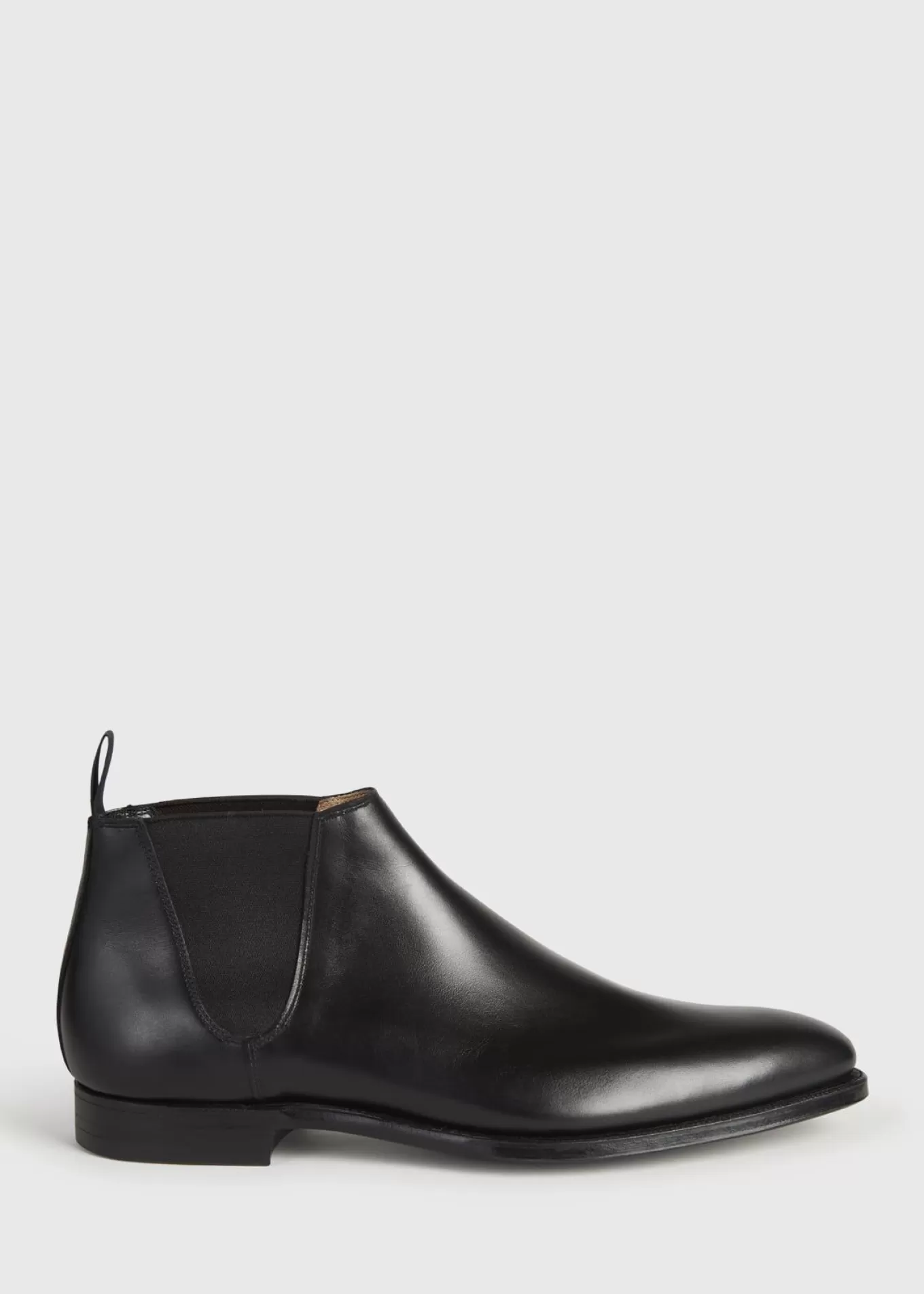 Cheap Leather Half Chelsea Boot Boots