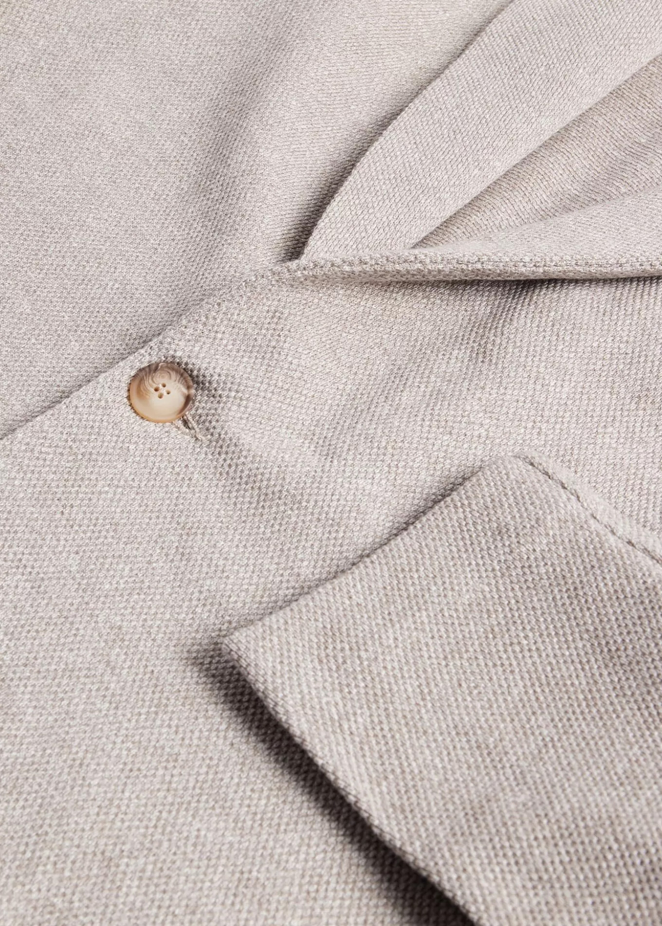 Best Linen & Cotton Piqué Knit Blazer Blazers & Jackets