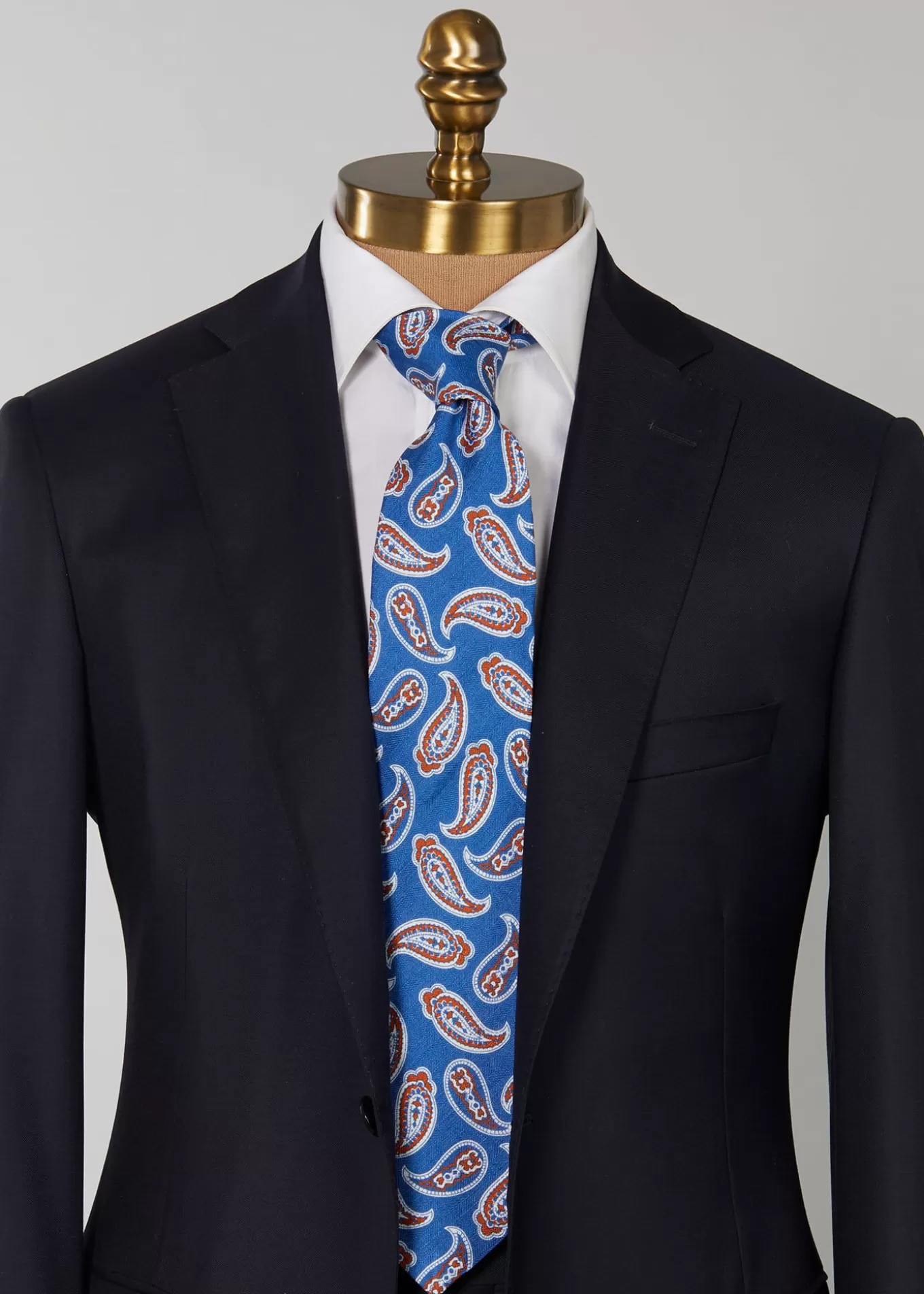 Online Linen & Silk Summer Paisley Tie Ties