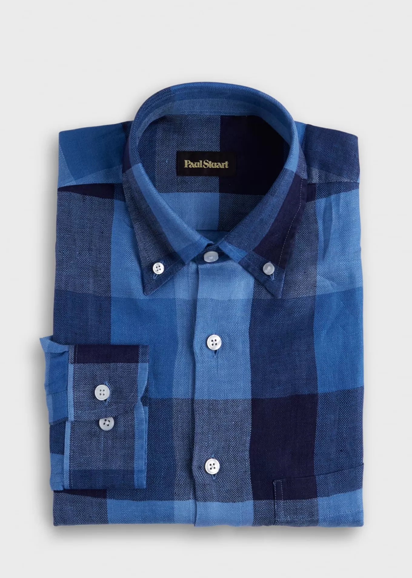 New Linen Buffalo Check Sport Shirt Sport Shirts