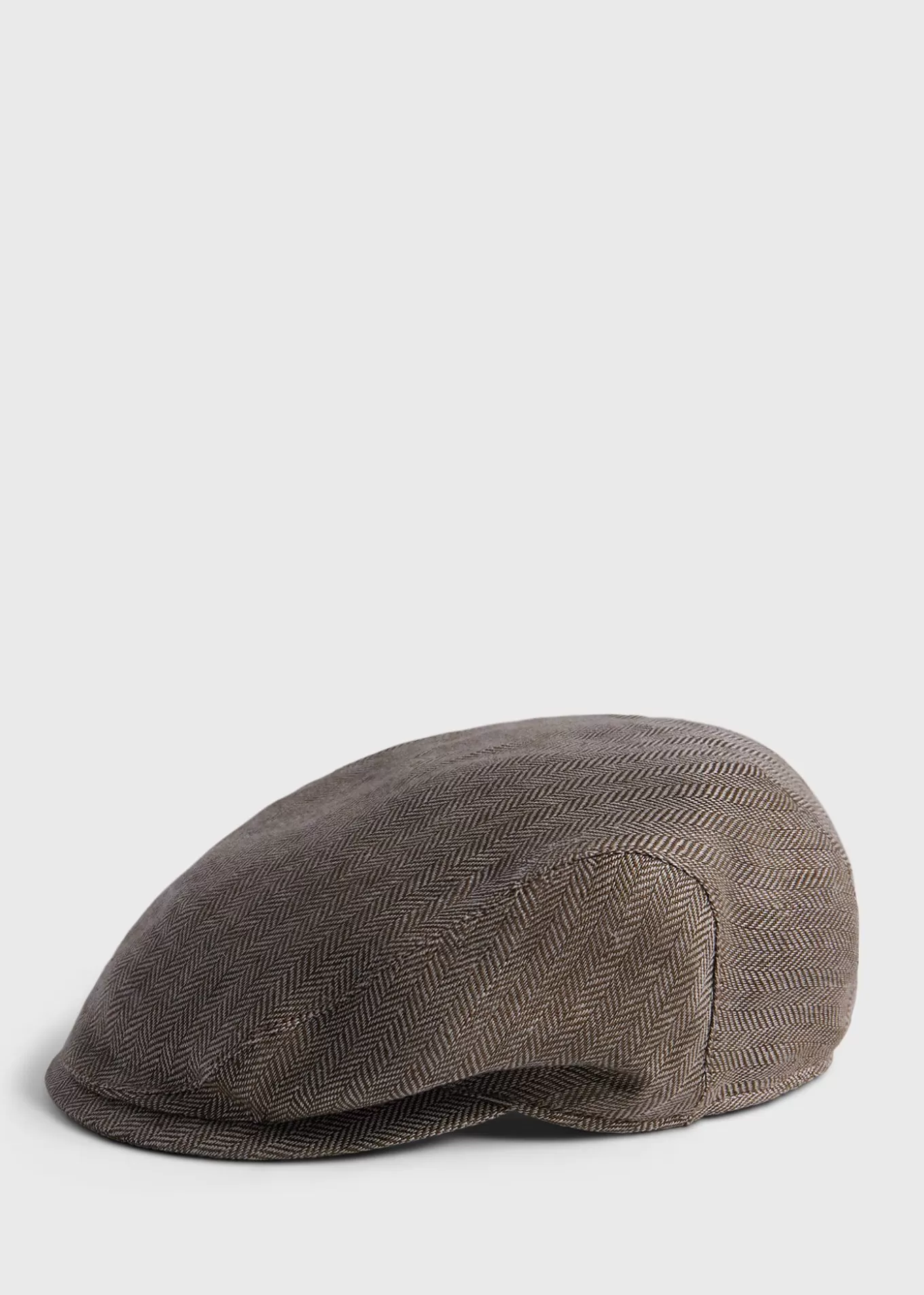 Shop Linen Herringbone Ivy Cap Scarves, Hats, Gloves