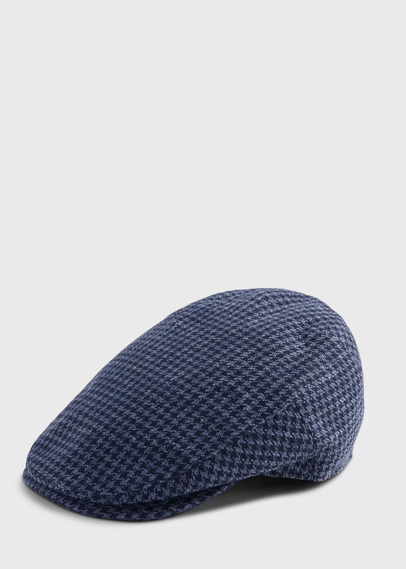 Clearance Linen Houndstooth Ivy Cap Scarves, Hats, Gloves