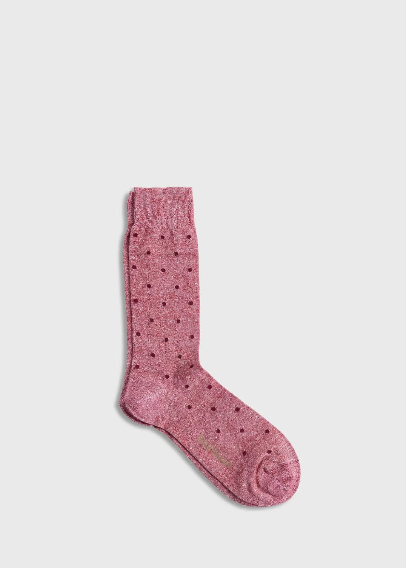 Cheap Linen Mélange Dotted Sock Socks