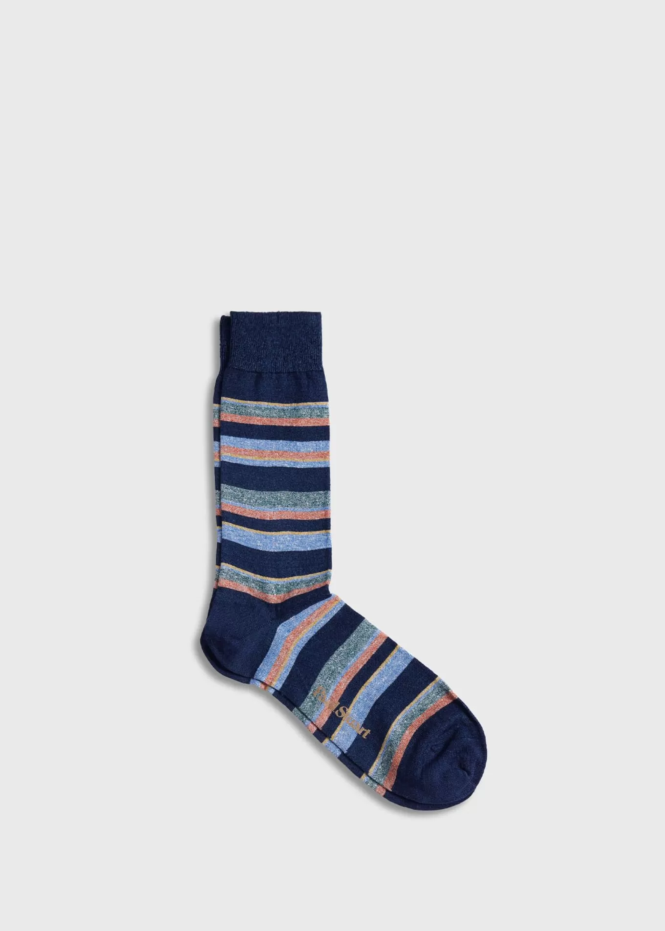 Shop Linen Mélange Striped Sock Socks